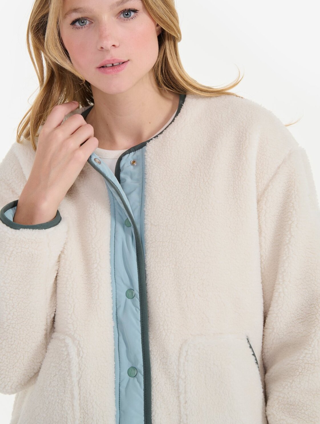 Veste en sherpa réversible  Femme Aigle