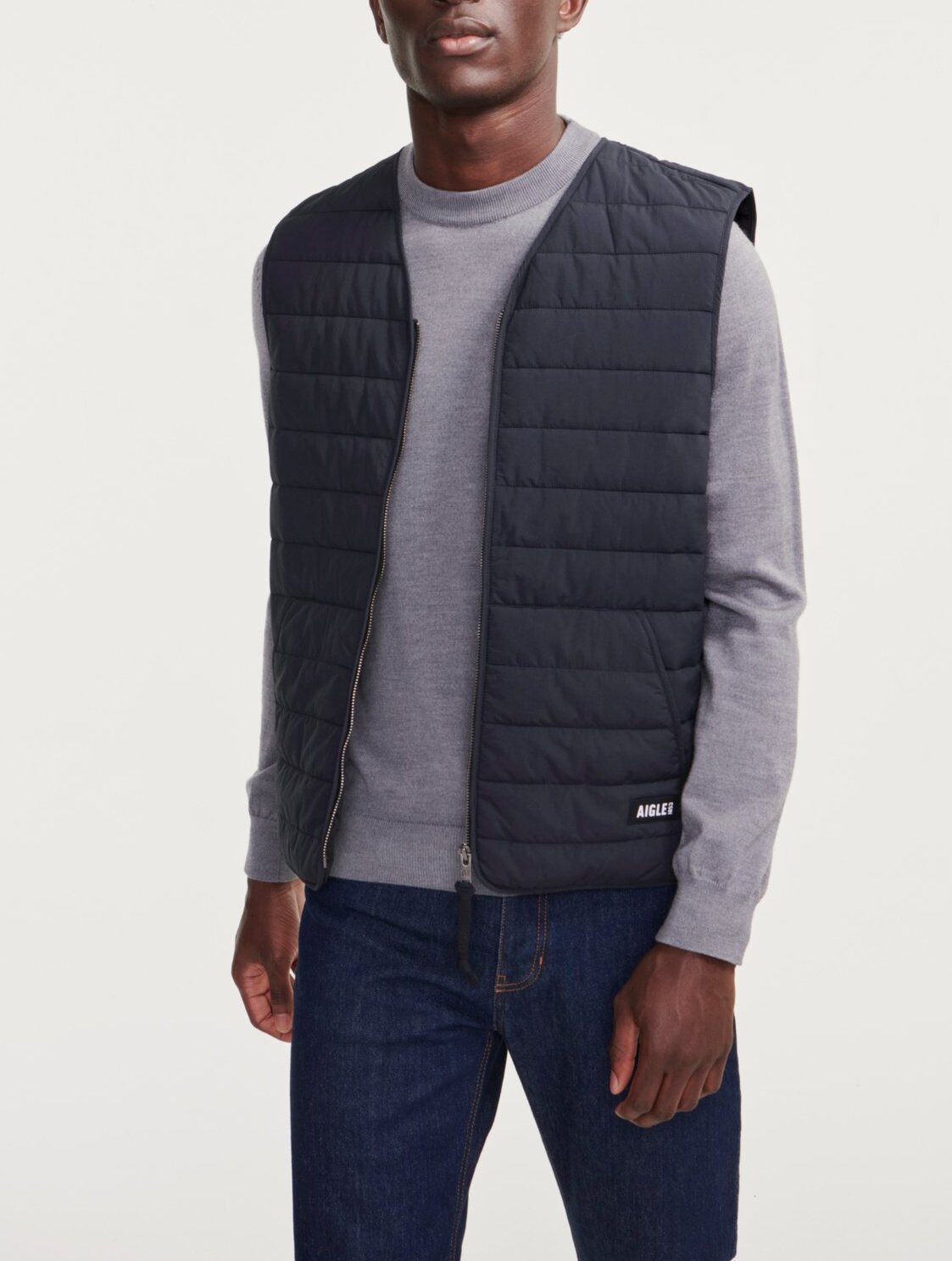 Gilet sans manches court déperlant ouate DUPONT SORONA® Aigle