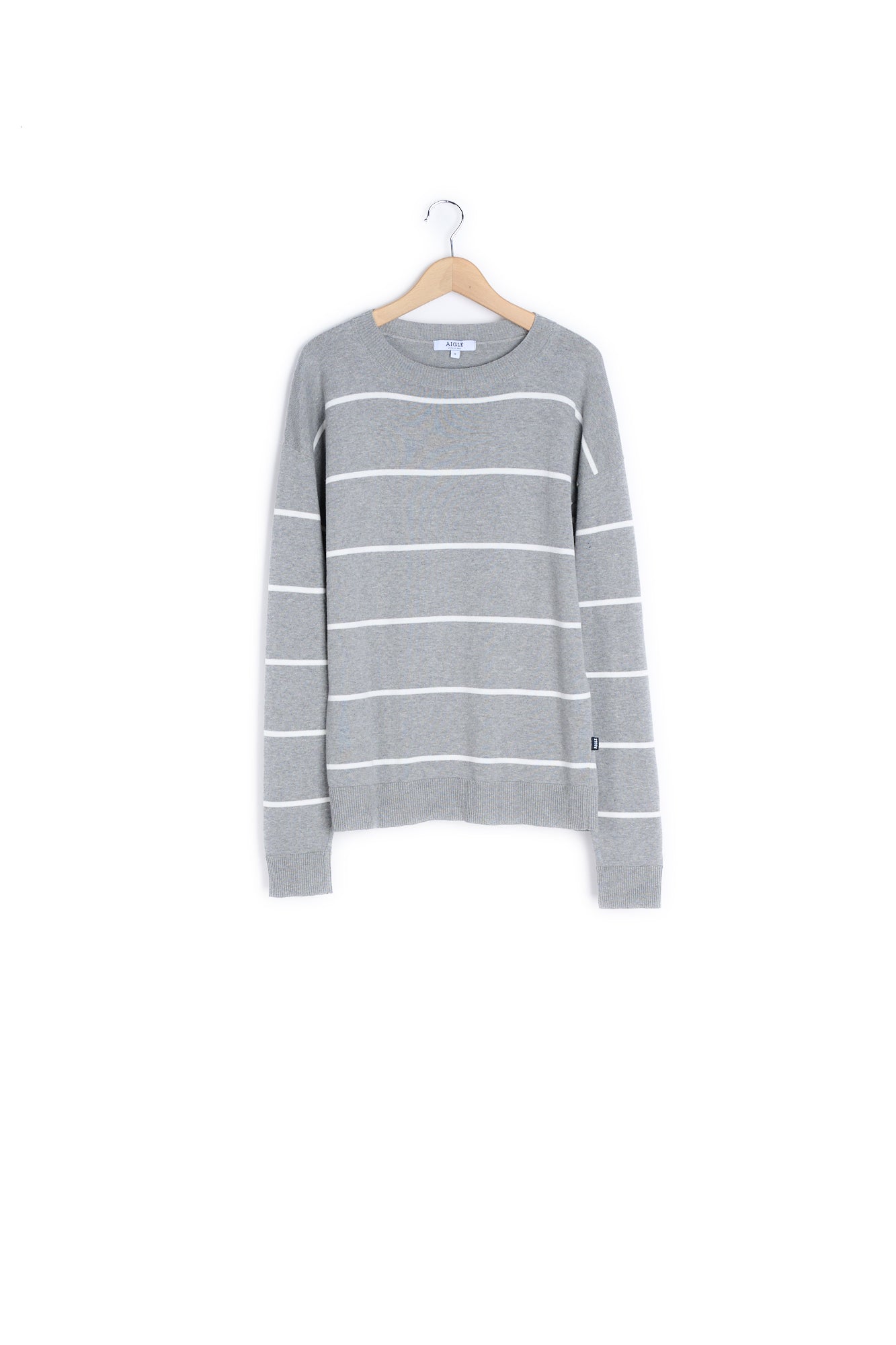 Pull col rond en coton Aigle