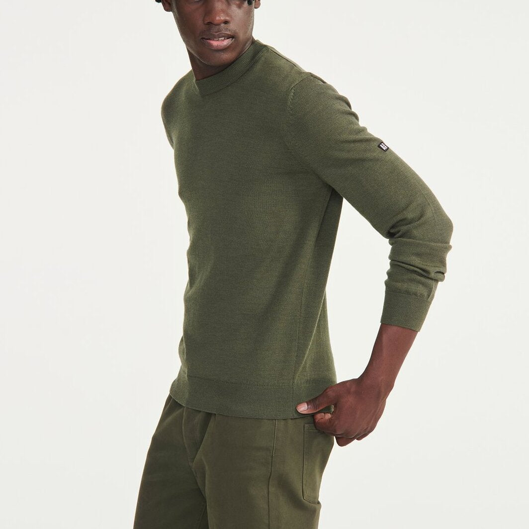 Pull col rond fine jauge Aigle