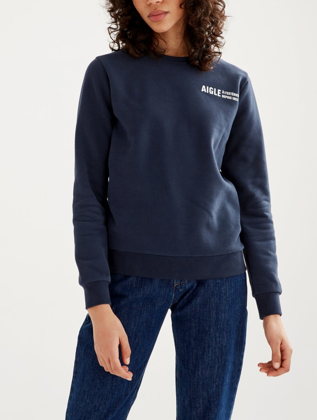 Sweatshirt col rond print Aigle Aigle