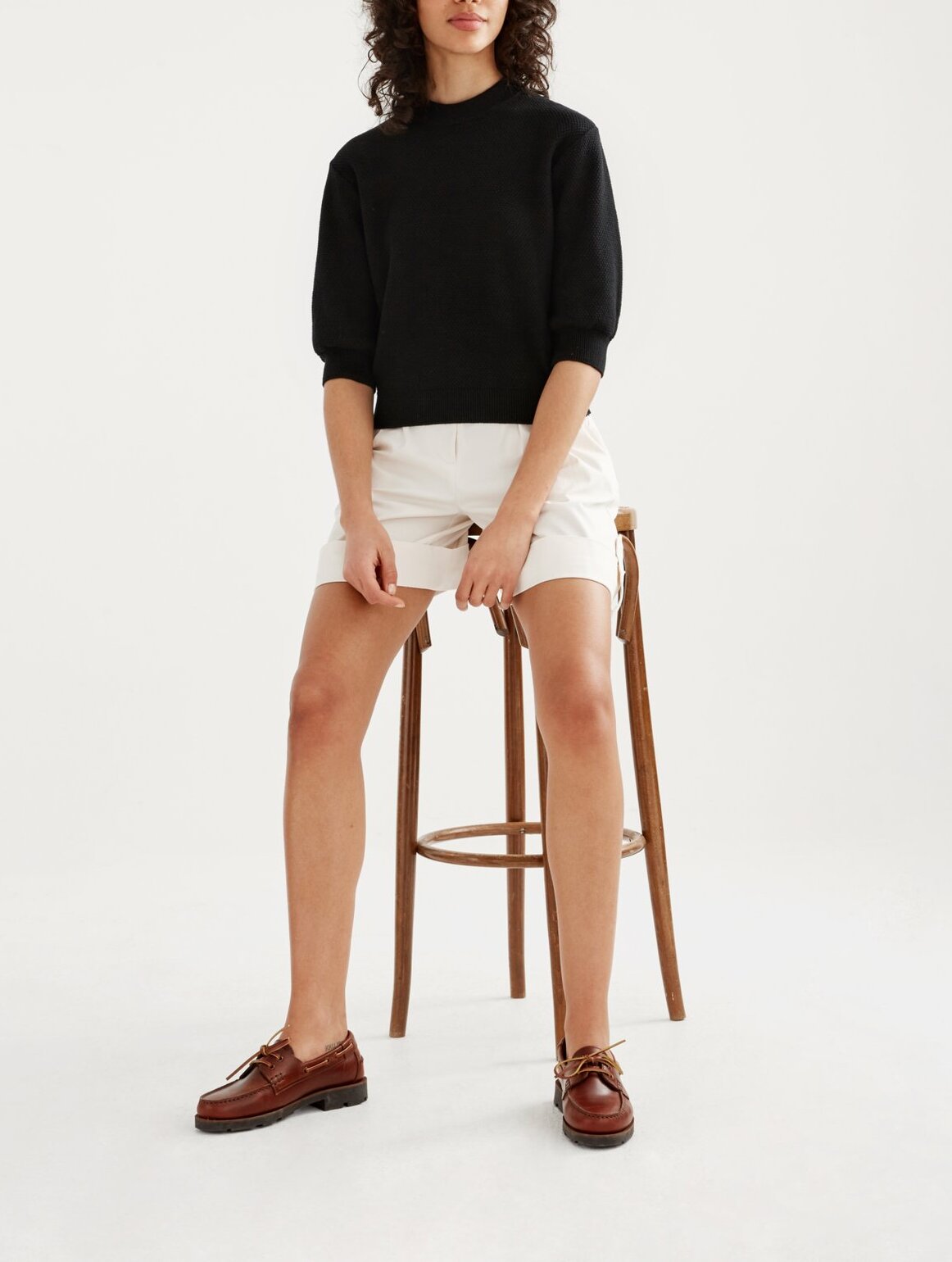 Pull manches courtes maille Aigle