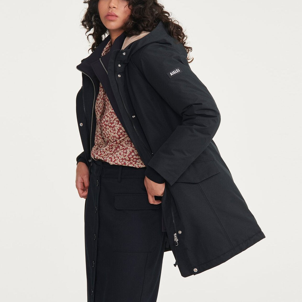 Parka très chaude mi-longue et ajustée GORE-TEX  Femme Aigle