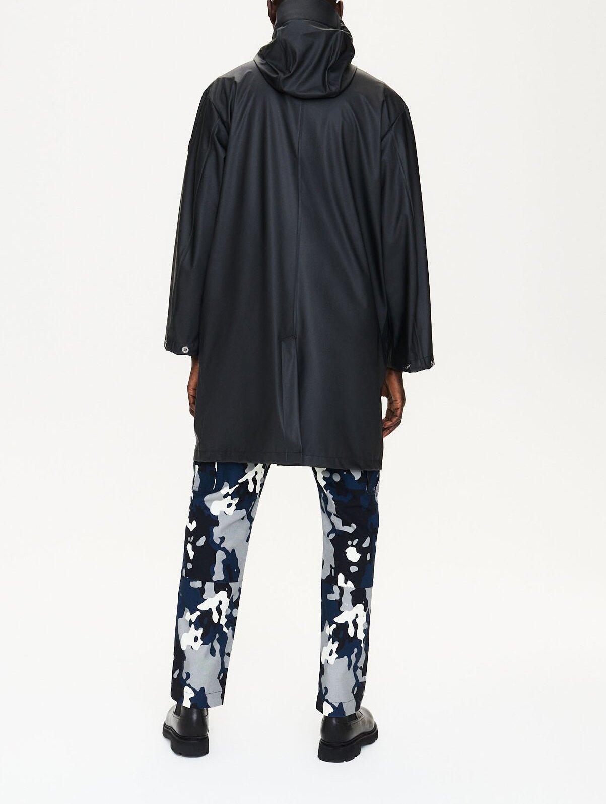 Parka longue matière waterproof à capuche Aigle