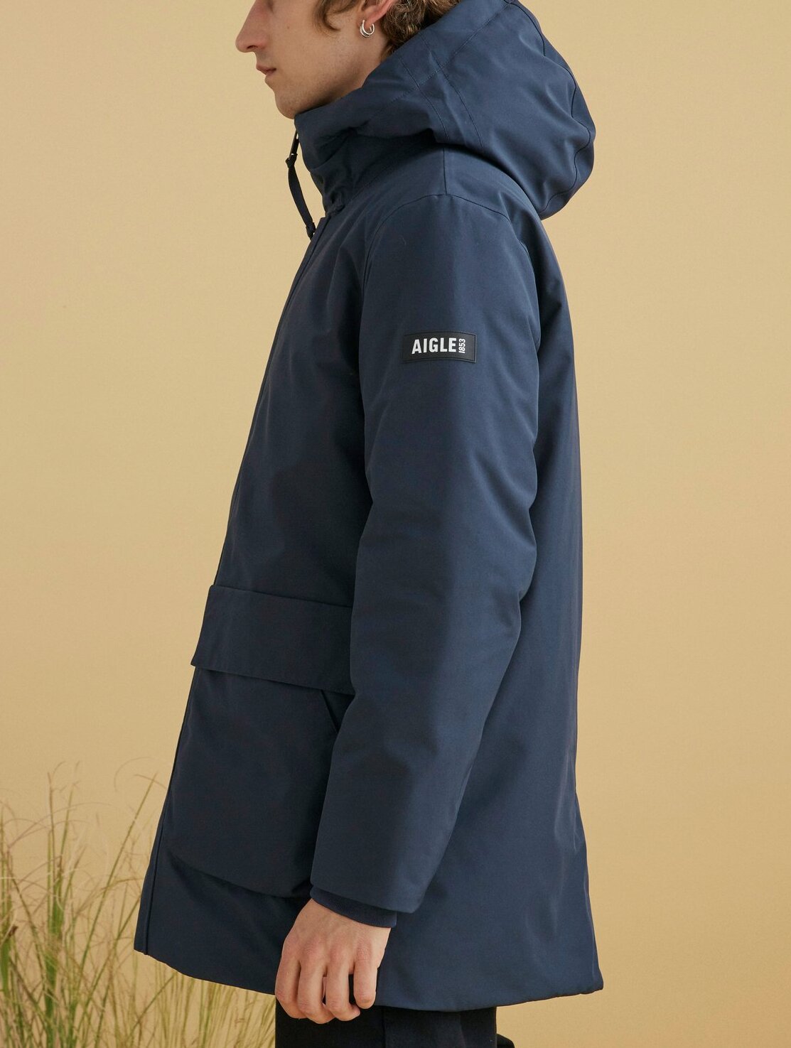 Parka longue GORE-TEX ouate Dupont Sorona® à capuche Homme Aigle