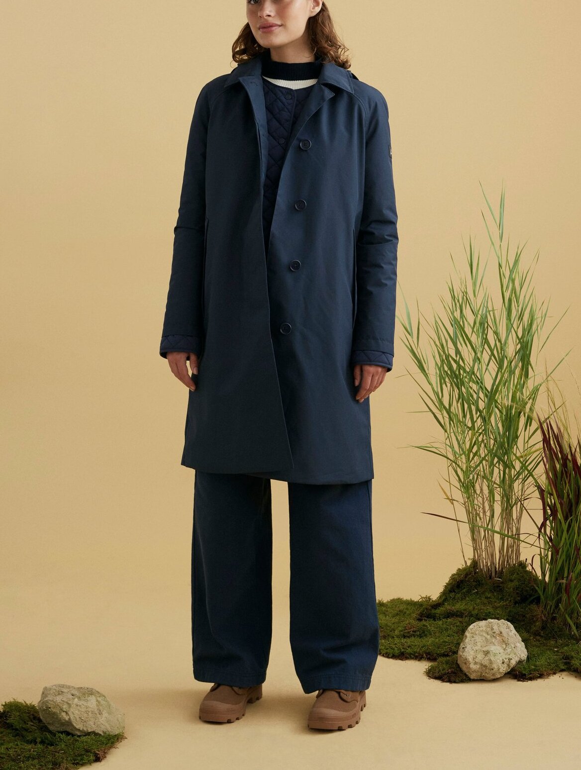 Imperméable long Gore-Tex®à capuche Aigle