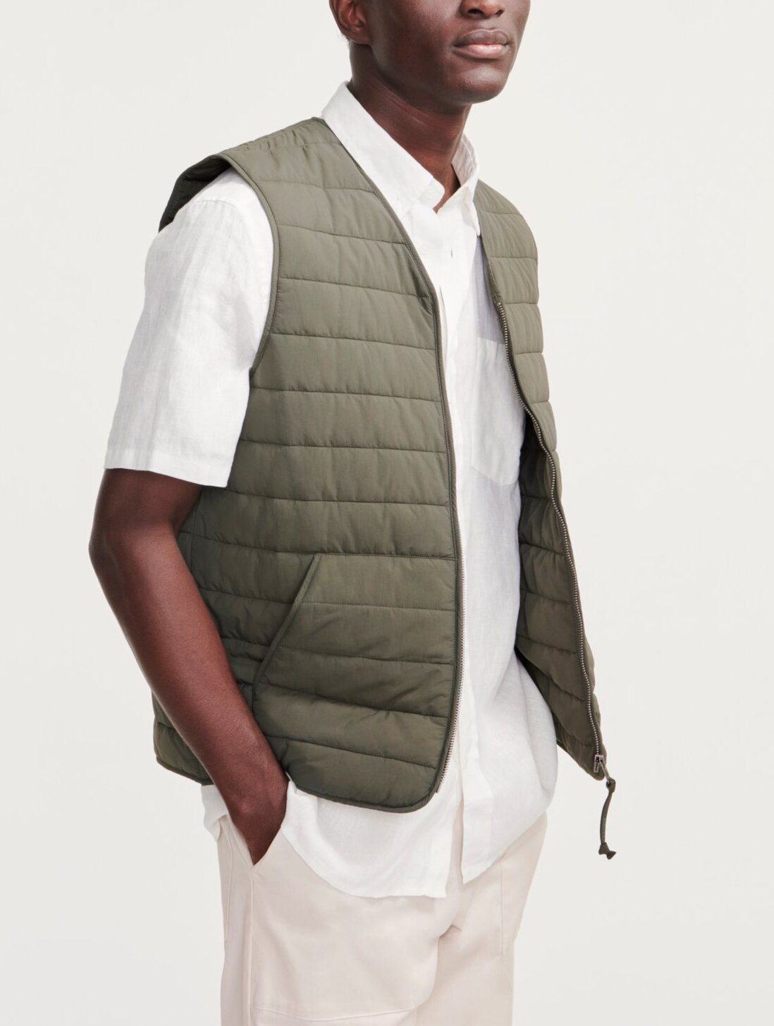 Gilet sans manches court déperlant ouate DUPONT SORONA® Aigle
