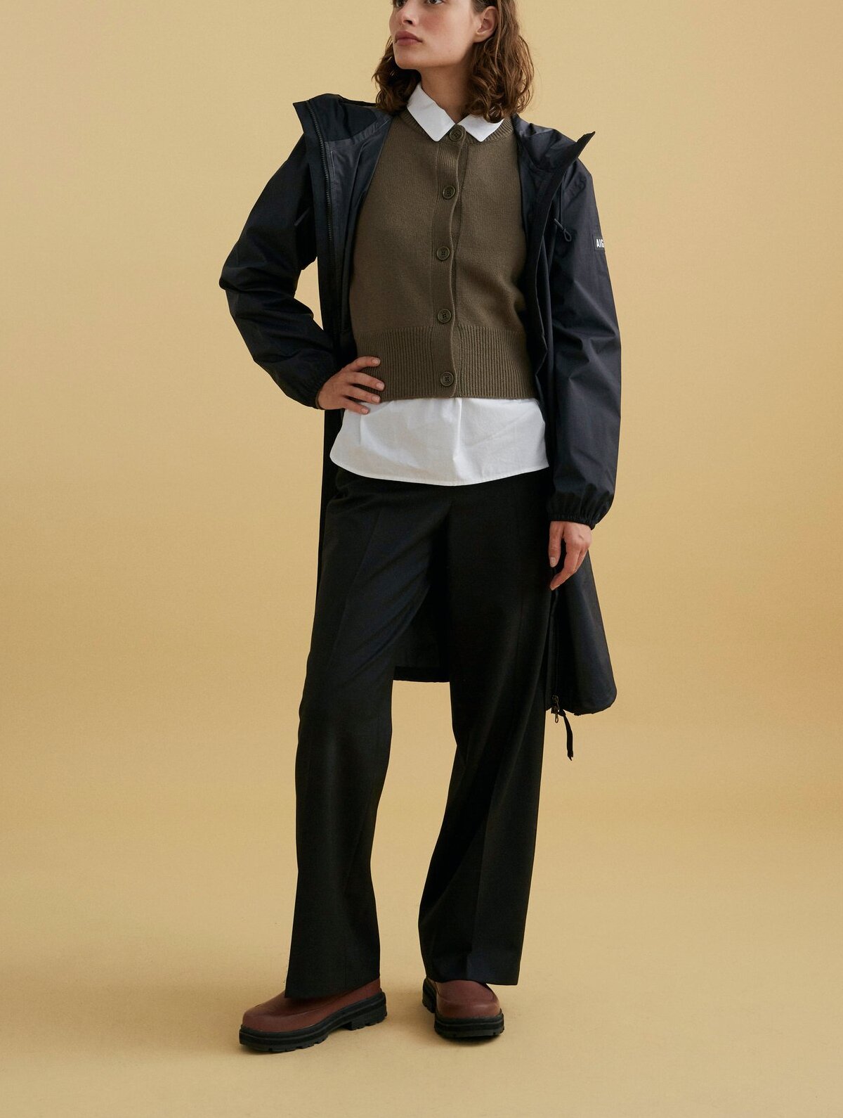 Parka longue MTD® à capuche compactable Aigle