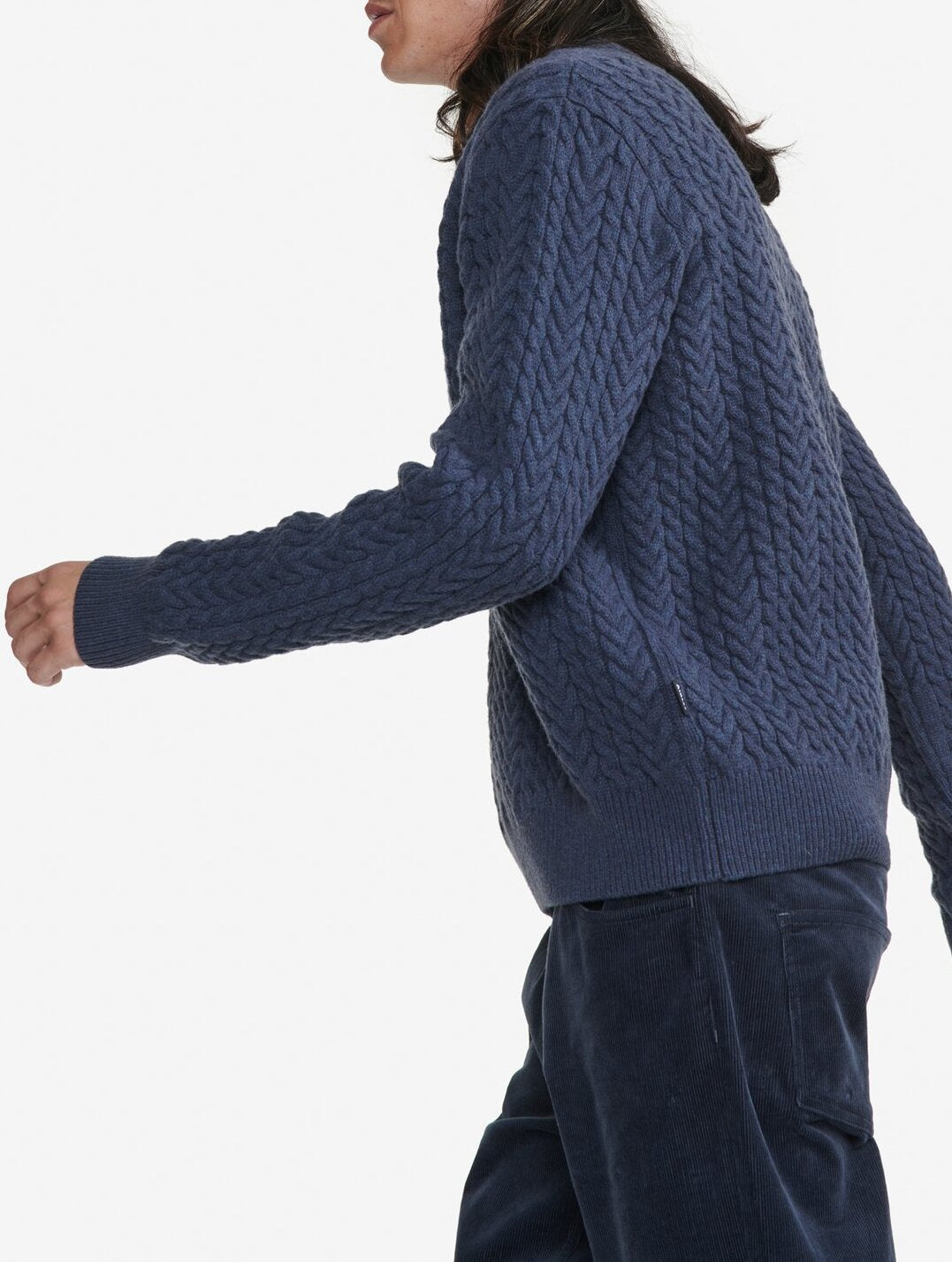 Pull torsadé col rond   Homme Aigle