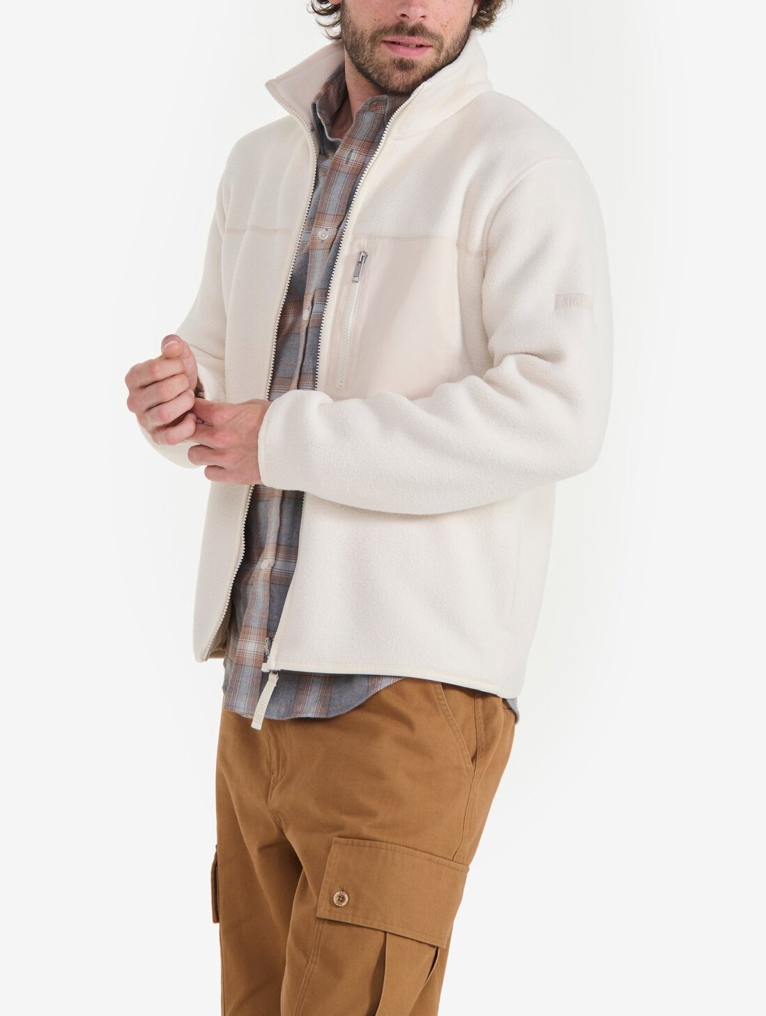 Polaire en sherpa T-KIT avec fermeture éclair  Homme Aigle