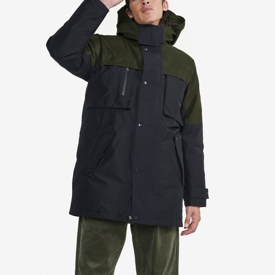 Parka longue GORE-TEX ouate Dupont Sorona® avec capuche  Homme Aigle