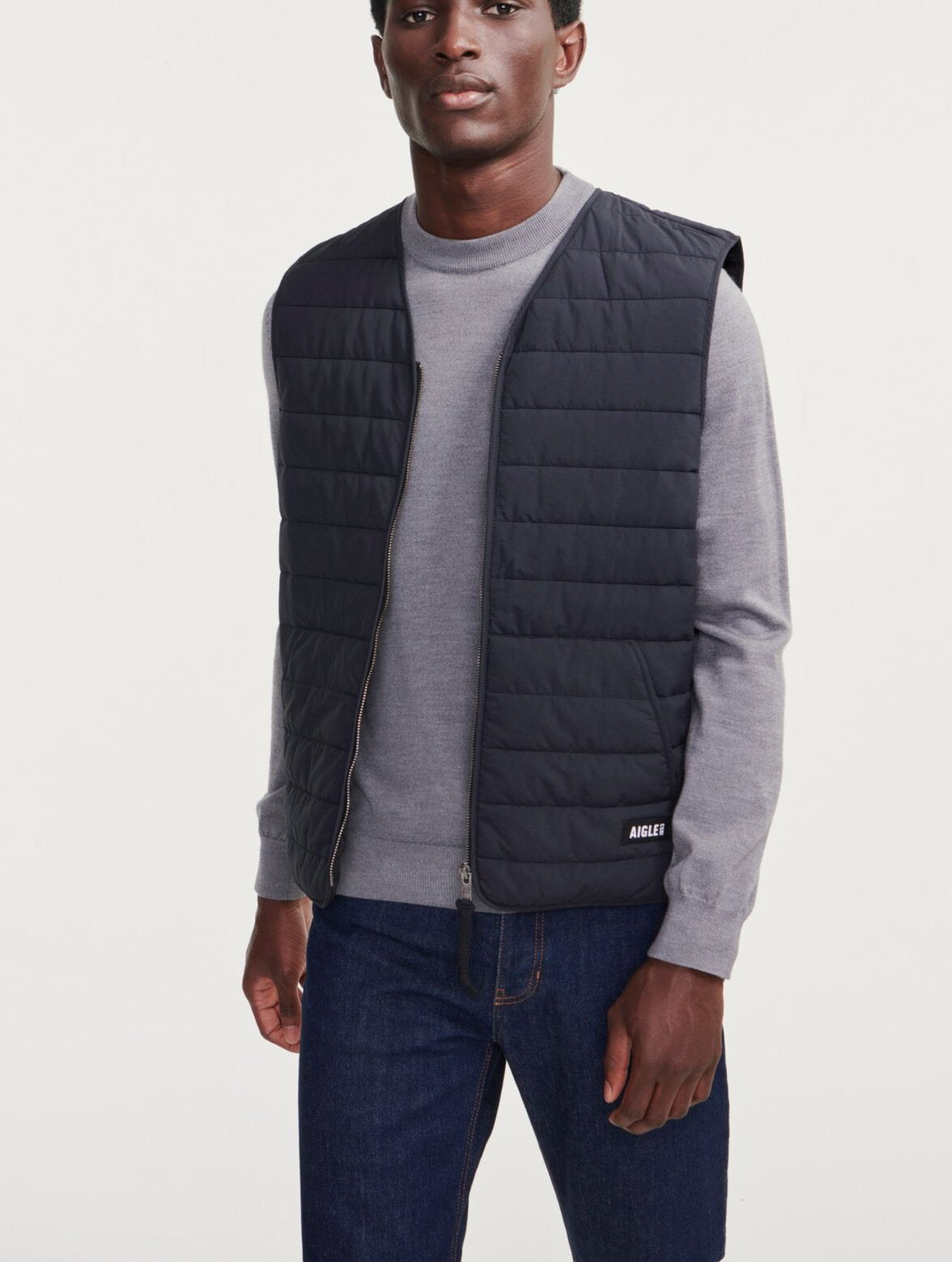 Gilet sans manches court déperlant ouate DUPONT SORONA® Aigle