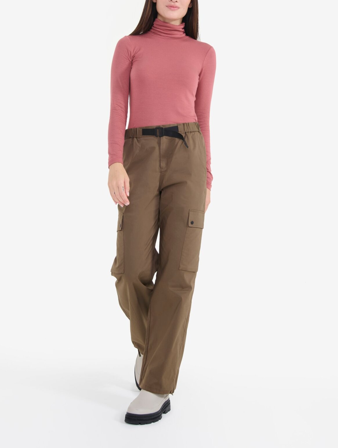 Tee-shirt col roulé en modal  Femme Aigle