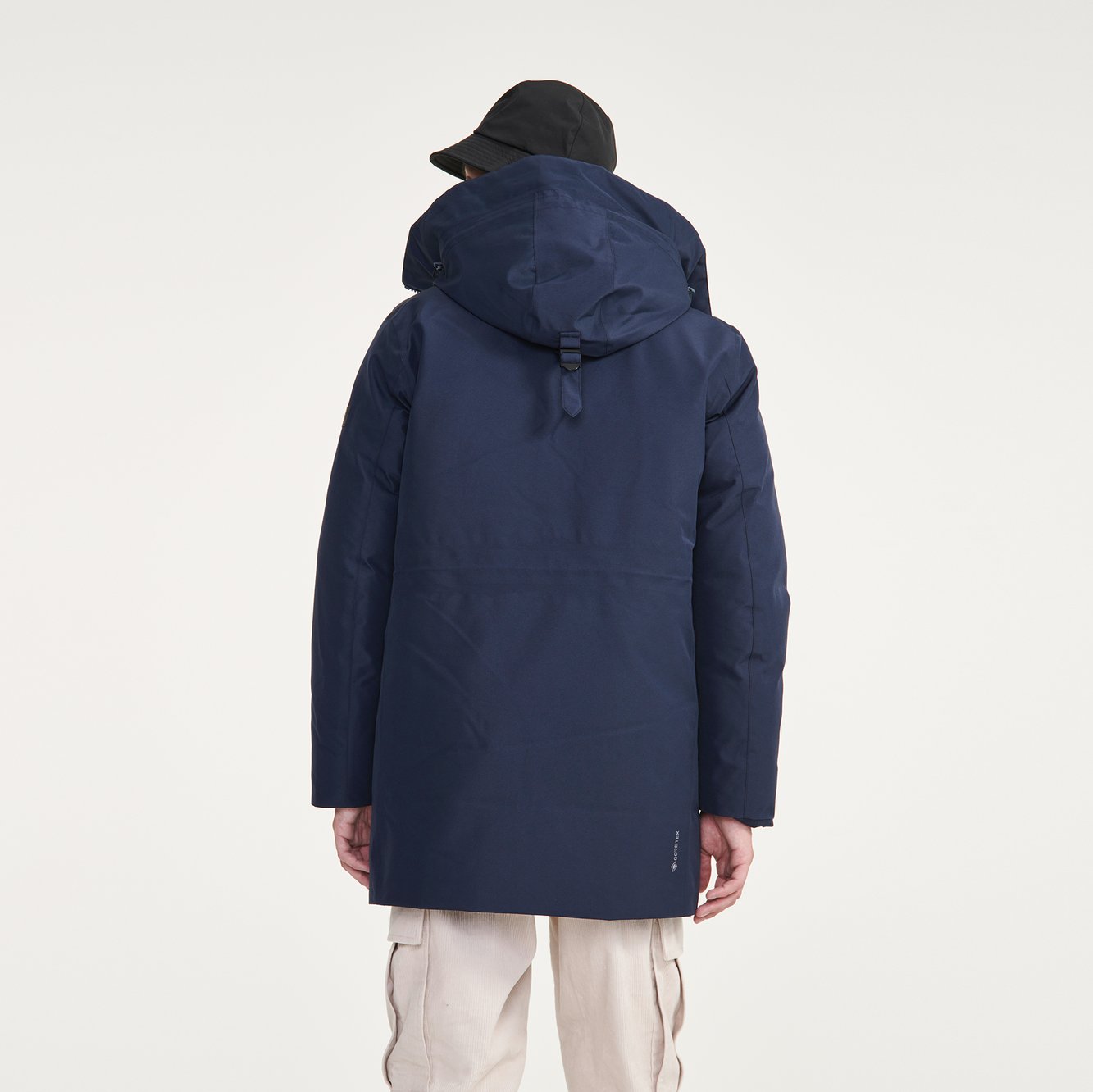 Parka longue GORE-TEX à capuche avec matelassage en duvets et plumes Homme Aigle