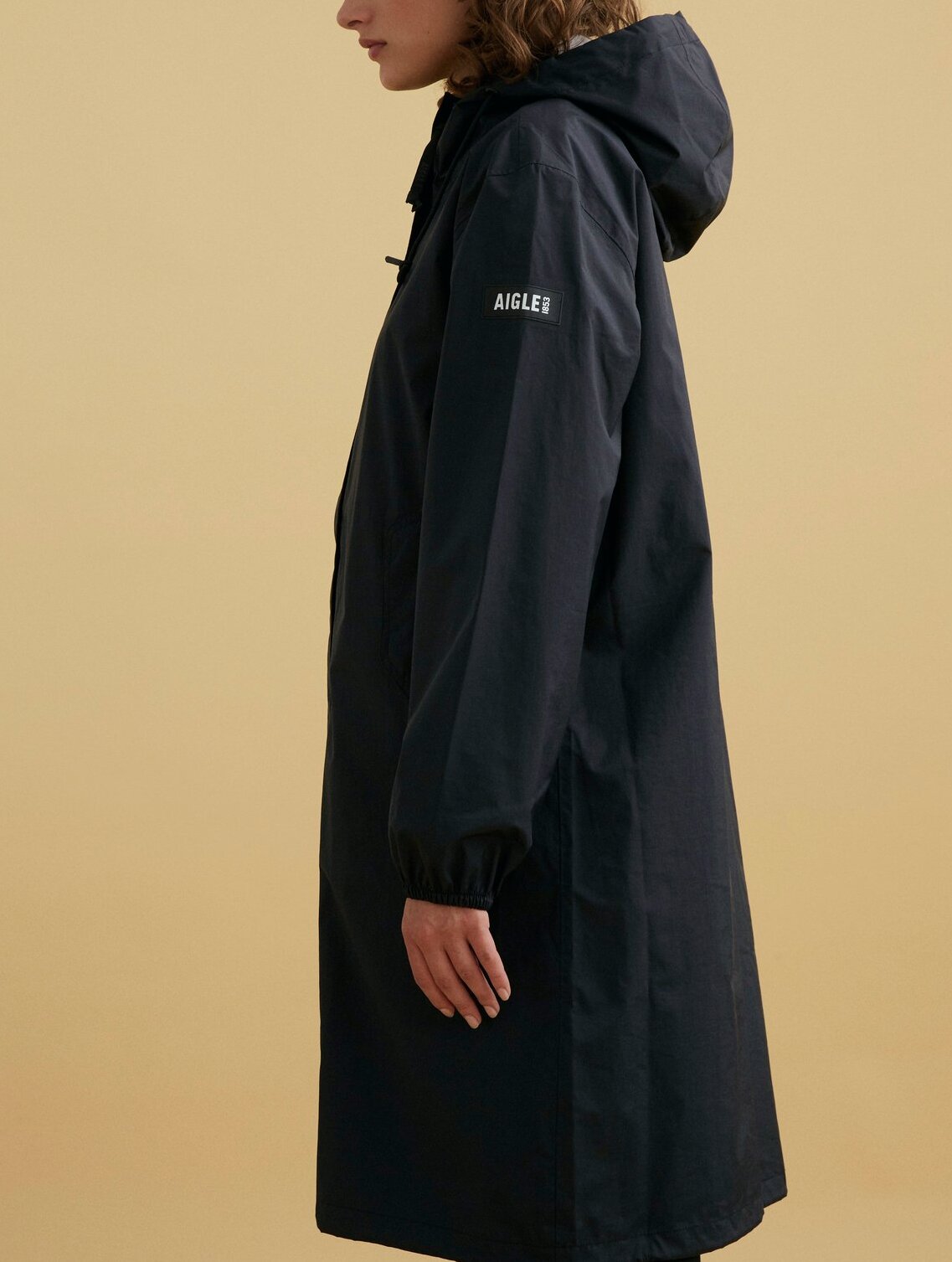 Parka longue MTD® à capuche compactable Aigle