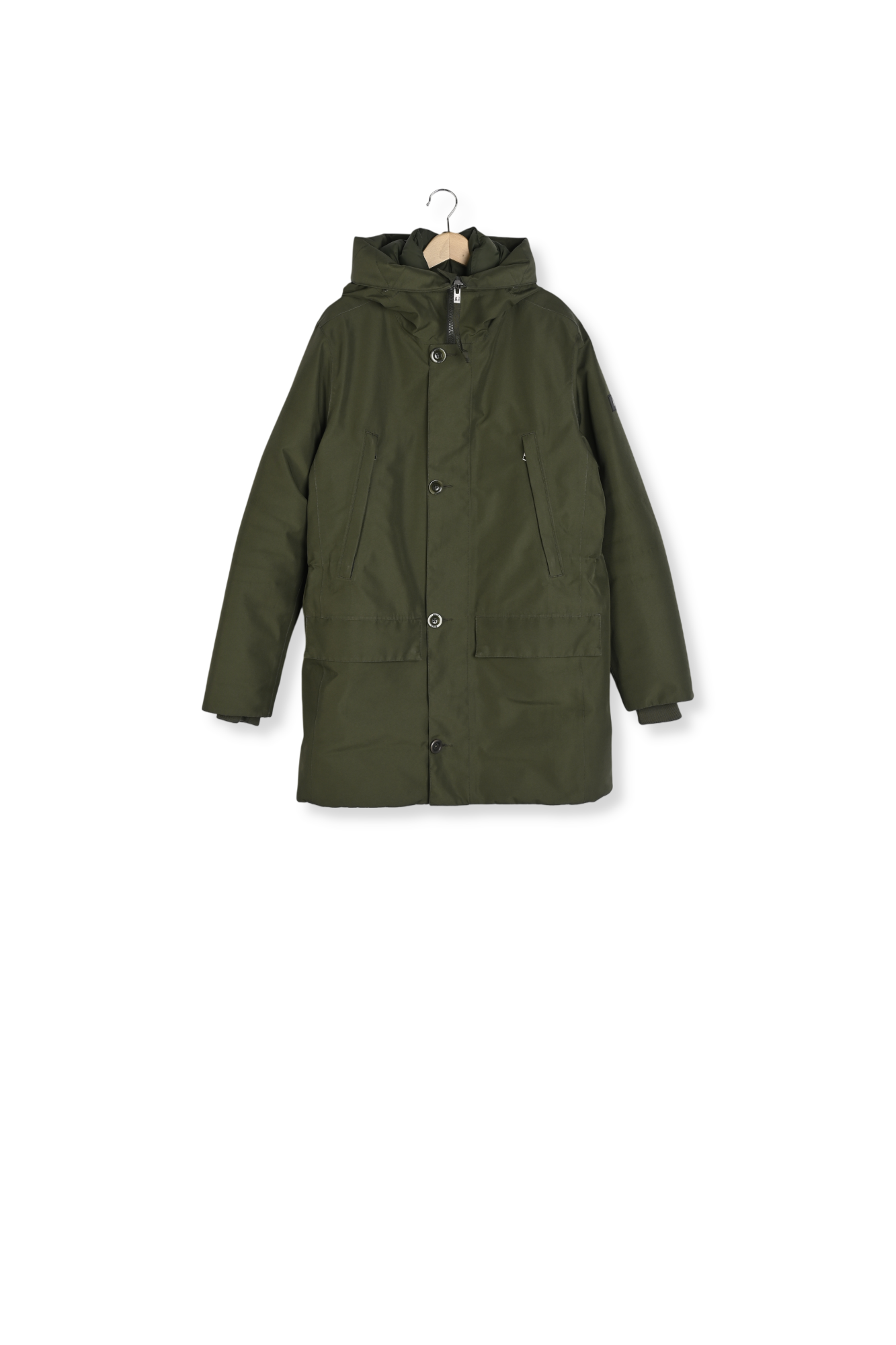 Parka longue GORE-TEX à capuche avec matelassage en duvets et plumes Homme Aigle