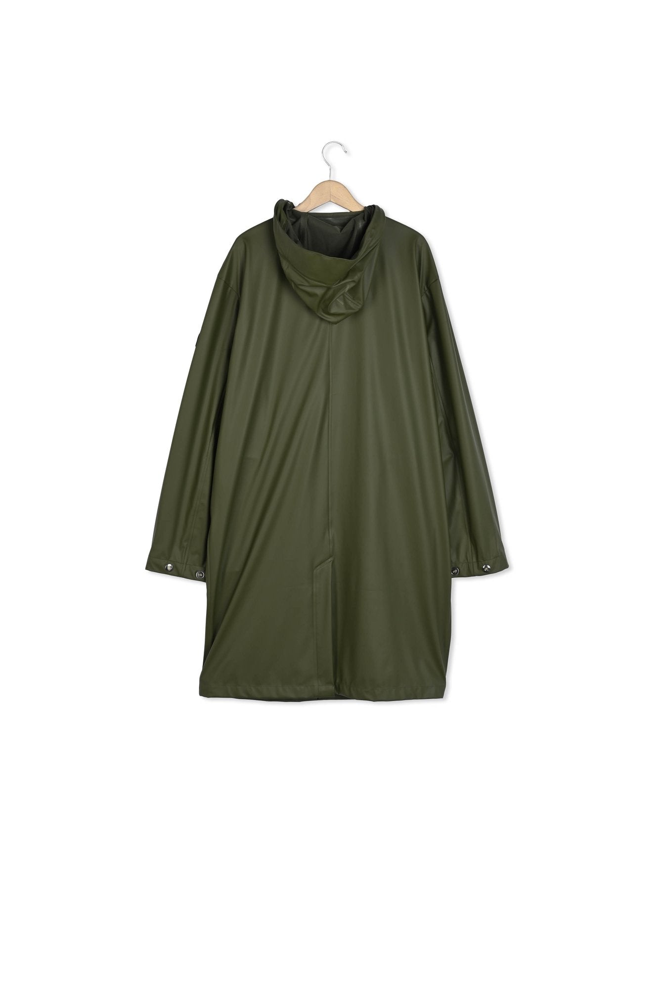 Parka longue matière waterproof à capuche Aigle