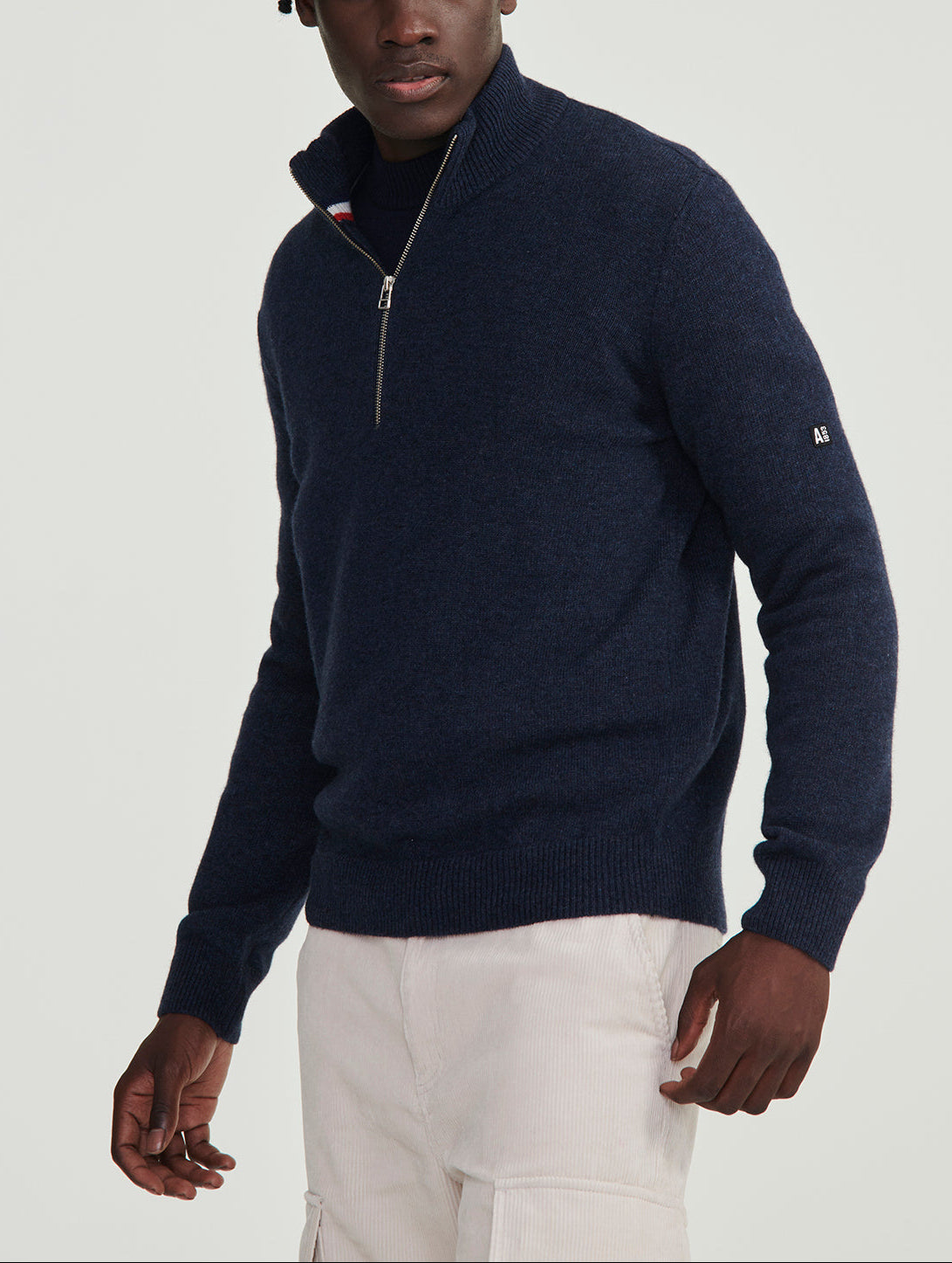 Pull à col montant demi-zip Homme Aigle