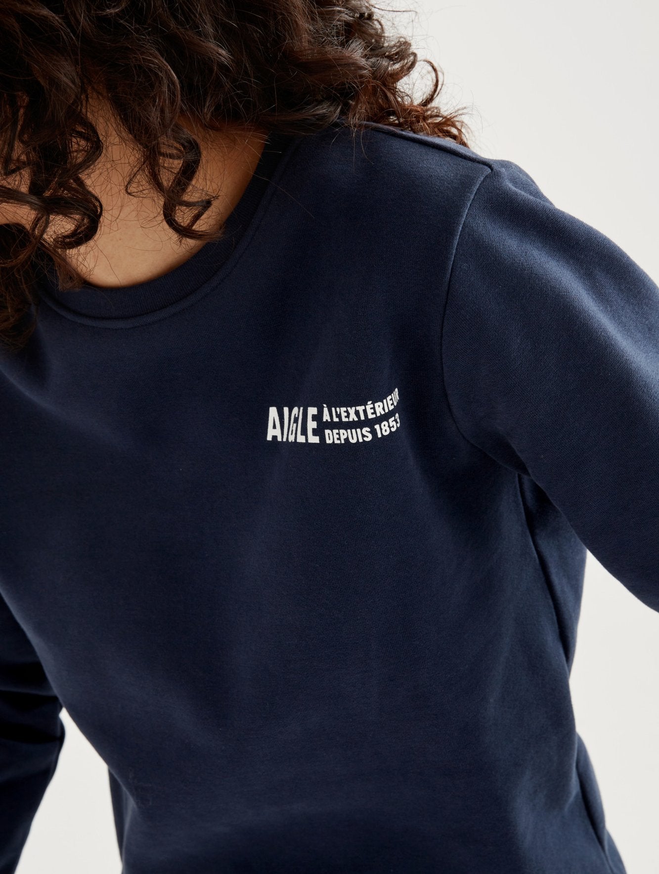Sweatshirt col rond print Aigle Aigle