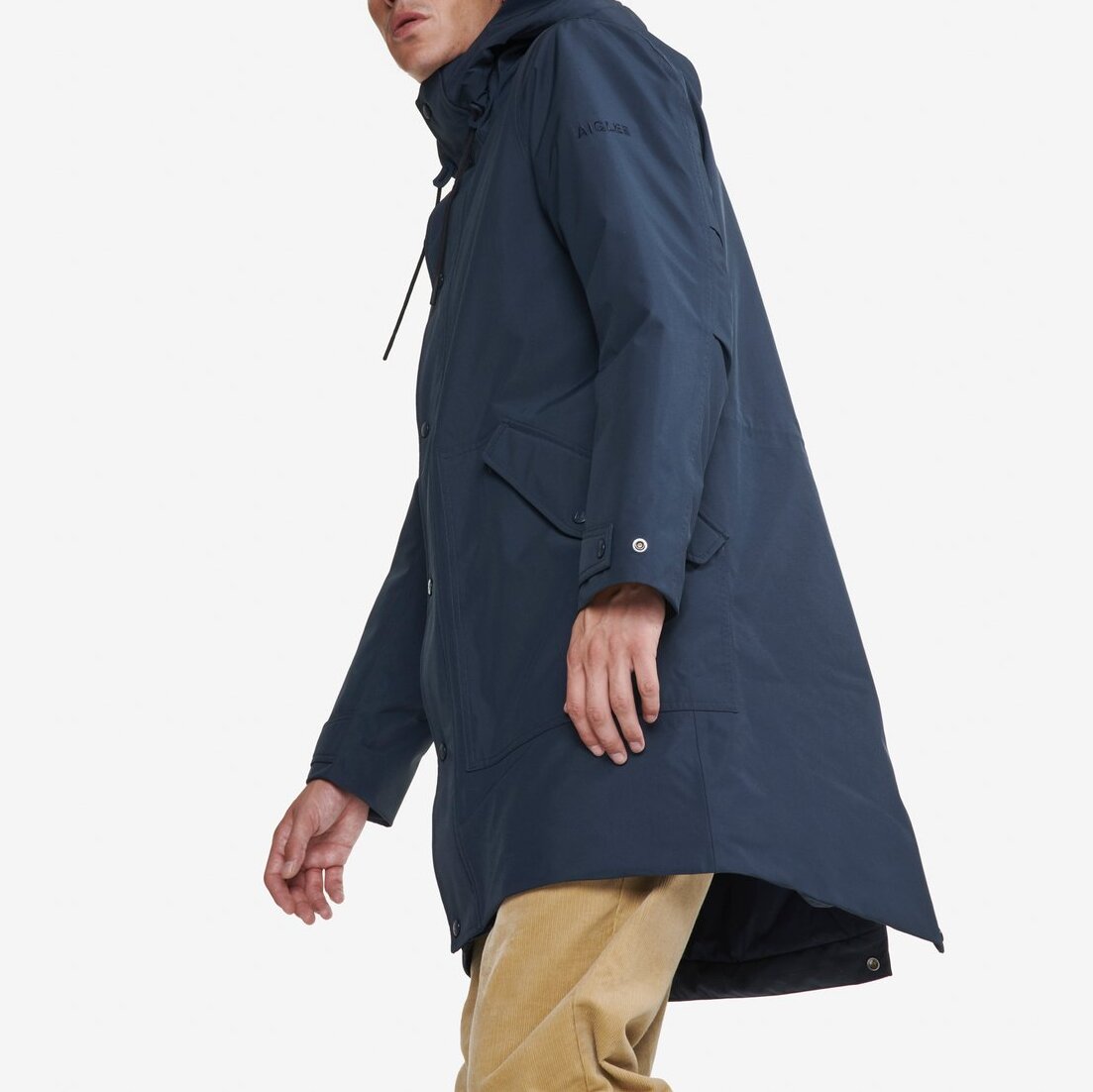 Parka longue GORE-TEX ouate Dupont Sorona® avec capuche Homme Aigle