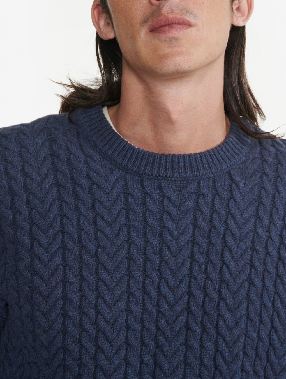 Pull torsadé col rond Aigle