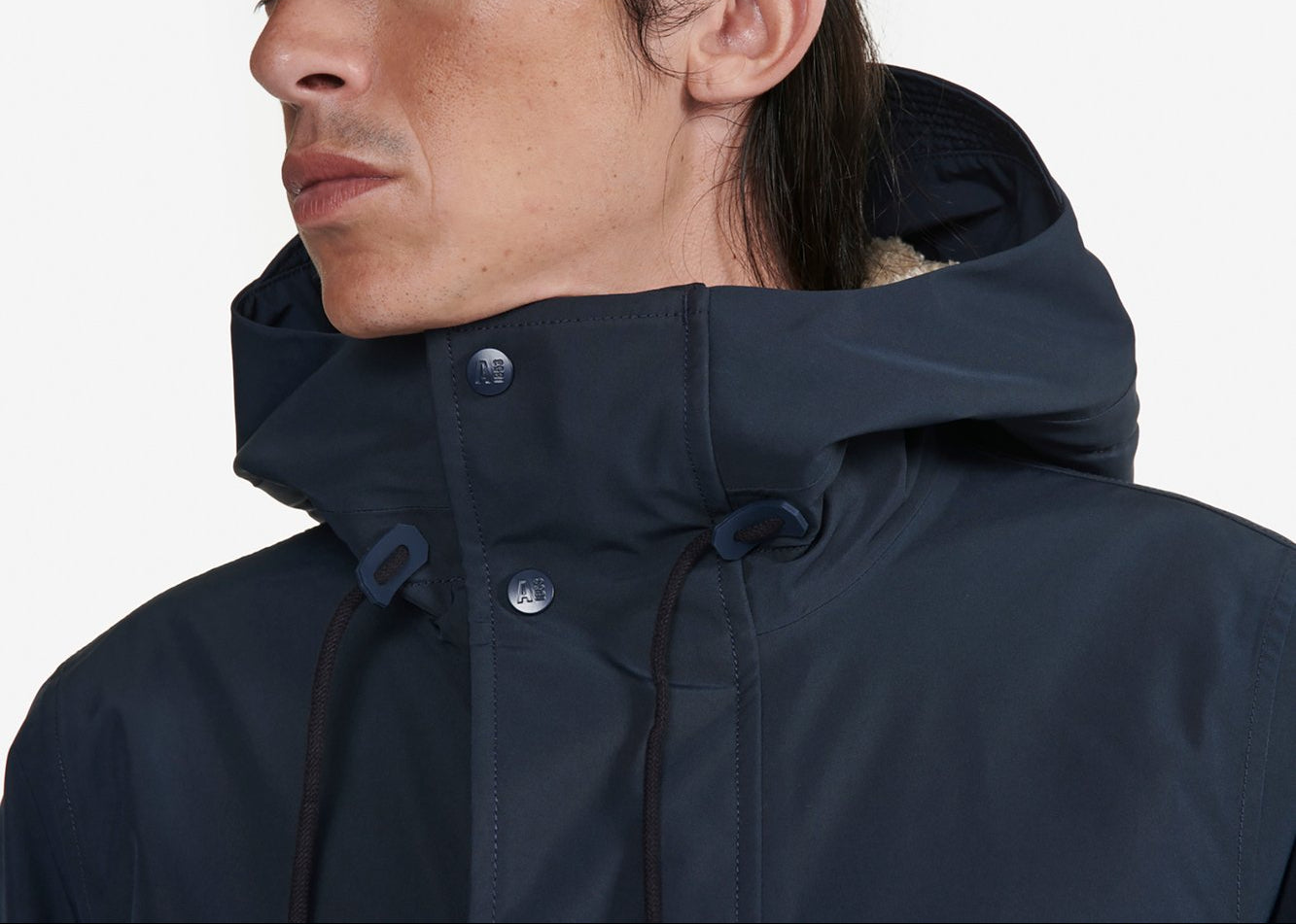 Parka longue GORE-TEX ouate Dupont Sorona® avec capuche Homme Aigle