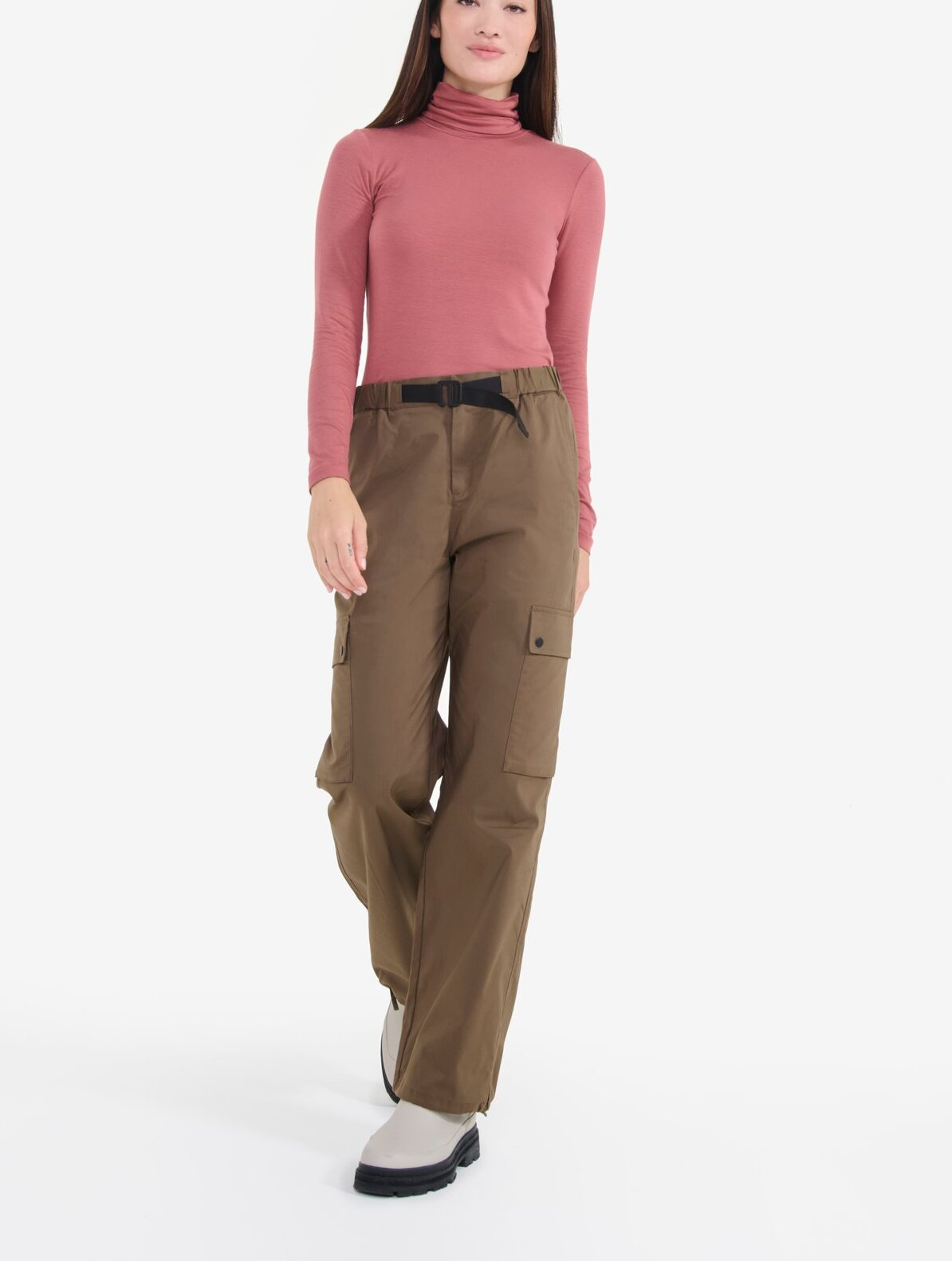 Tee-shirt col roulé en modal  Femme Aigle