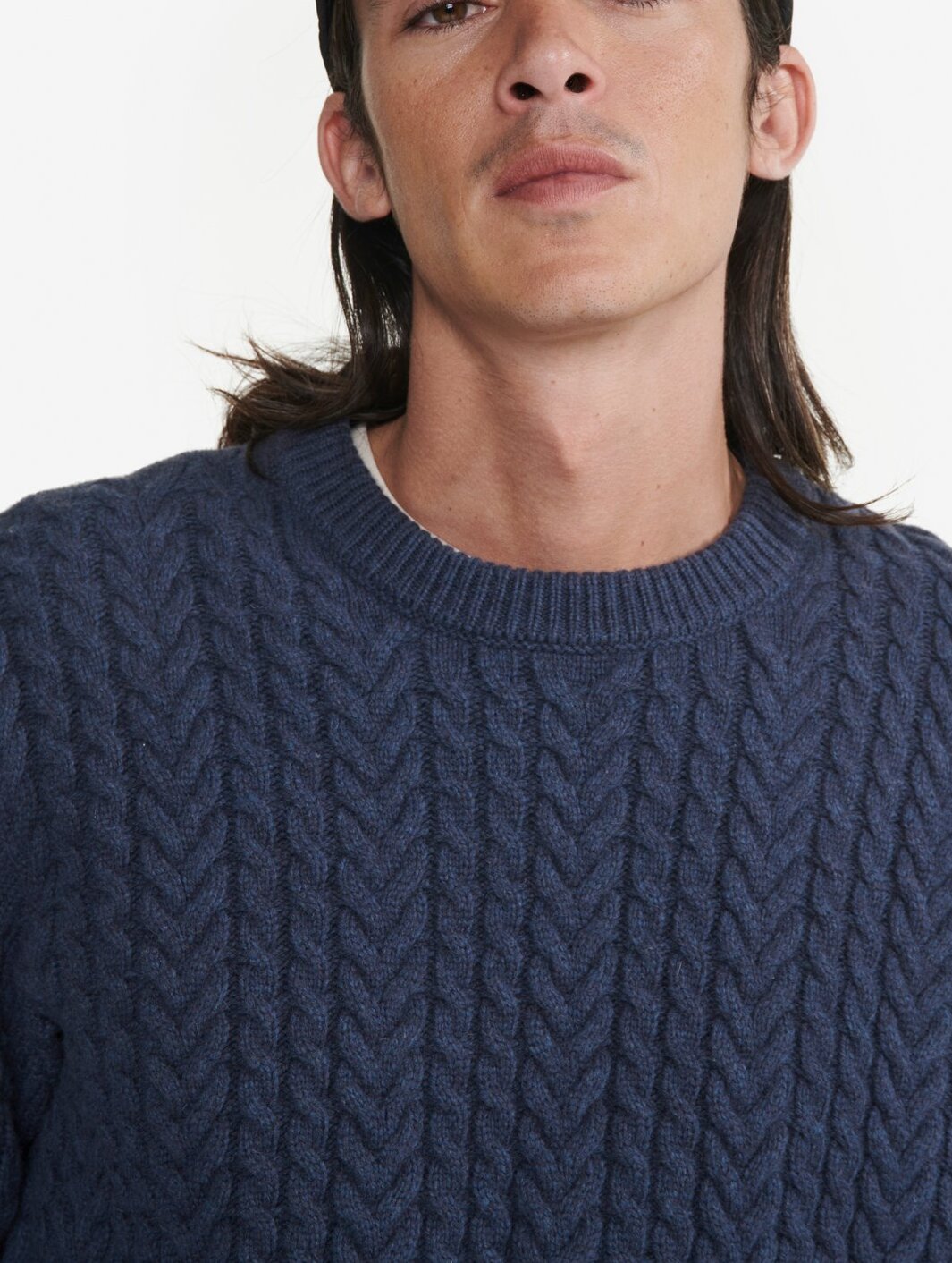Pull torsadé col rond   Homme Aigle