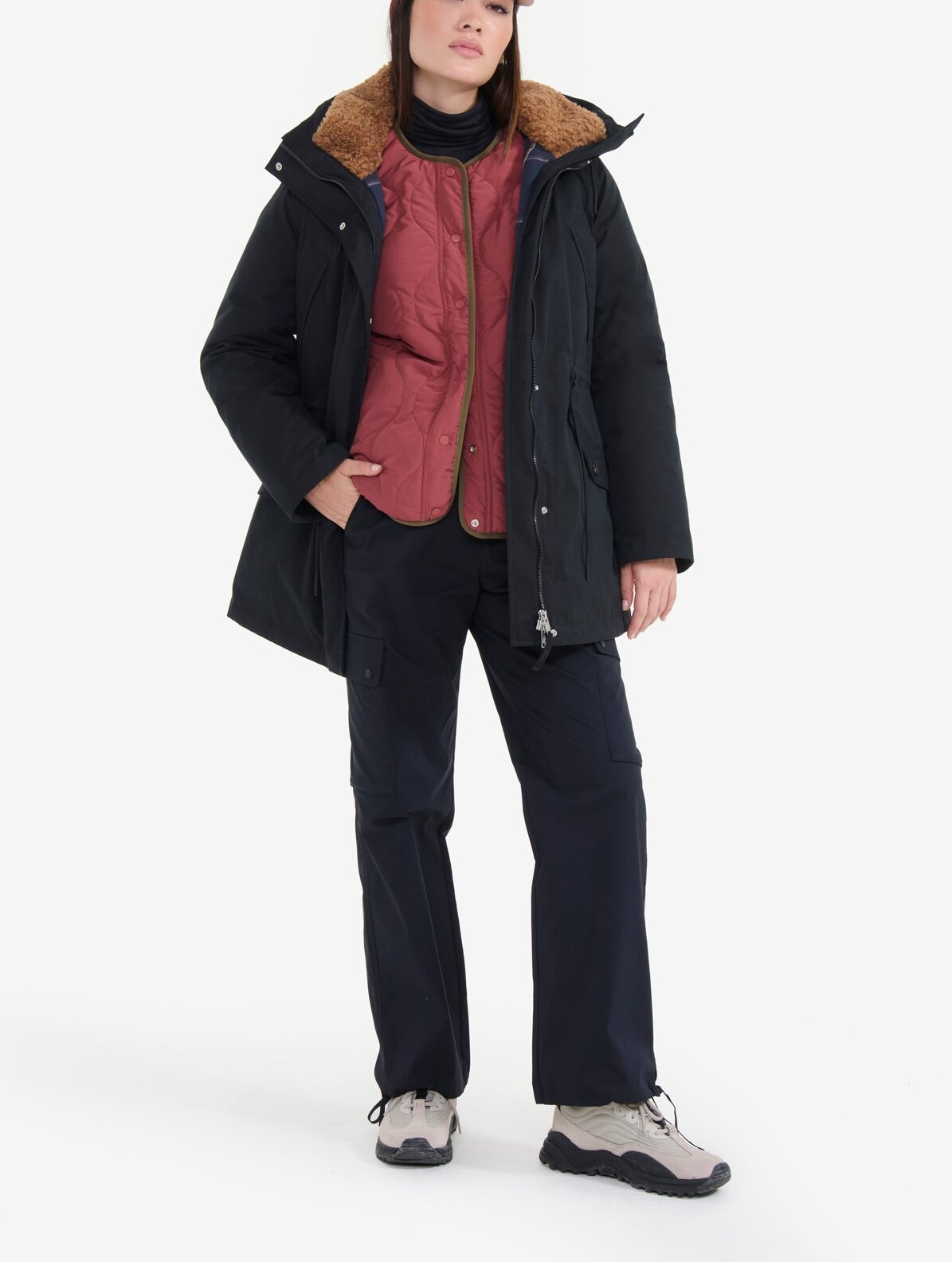 Parka très chaude imperméable MTD® mi-longue  Femme Aigle