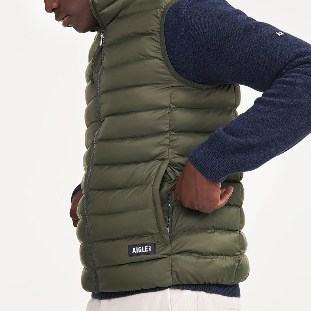 Doudoune courte sans manche déperlante ouate DUPONT SORONA® Aigle