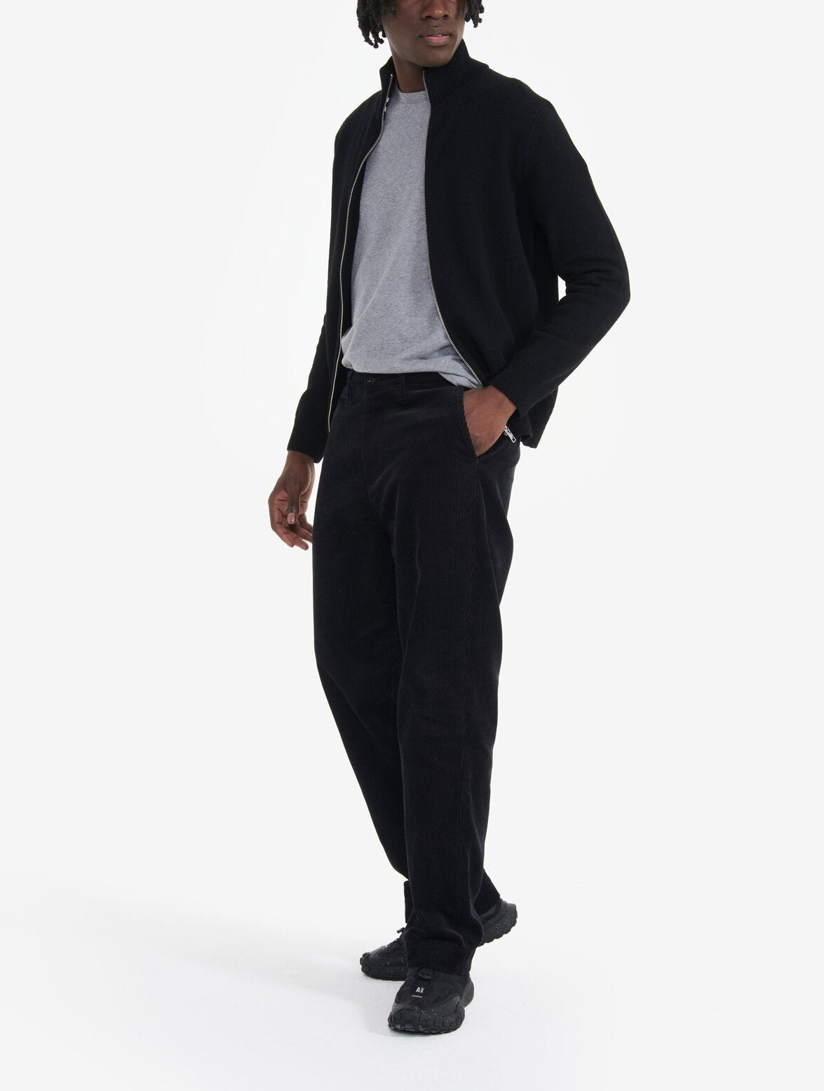 Pull col montant avec demi zip   Homme Aigle