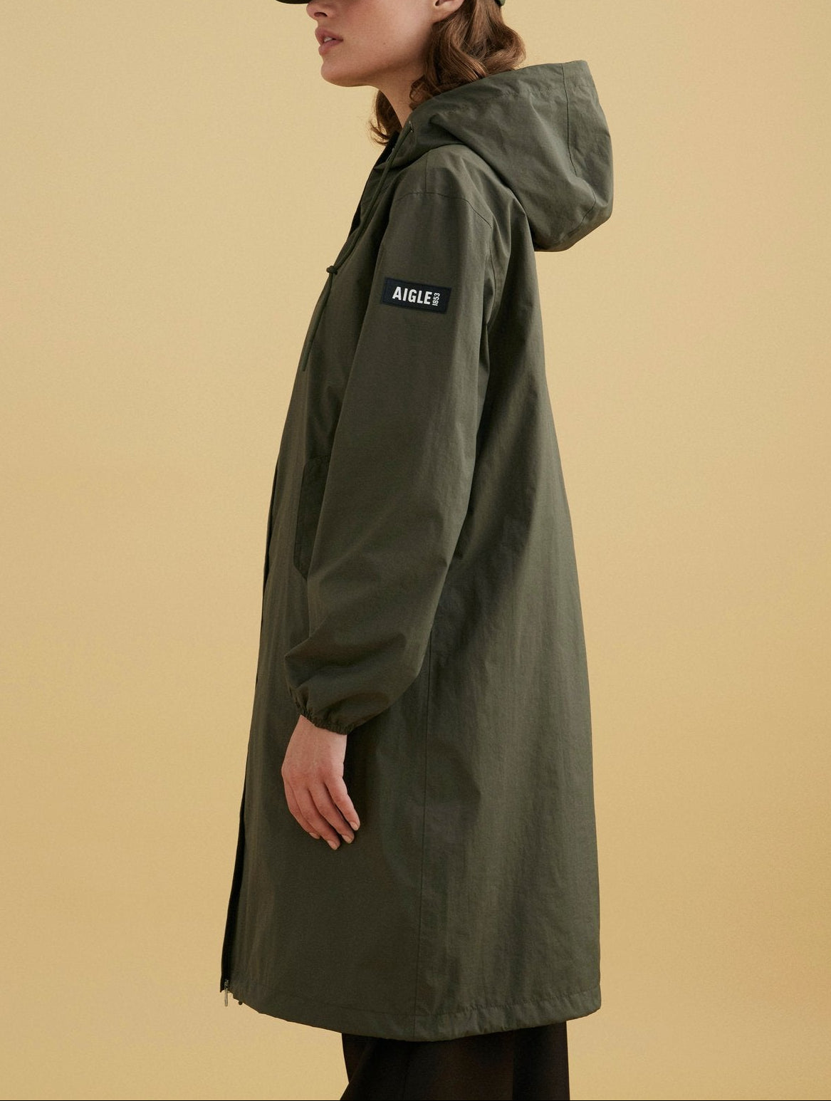 Parka longue MTD® à capuche compactable Aigle