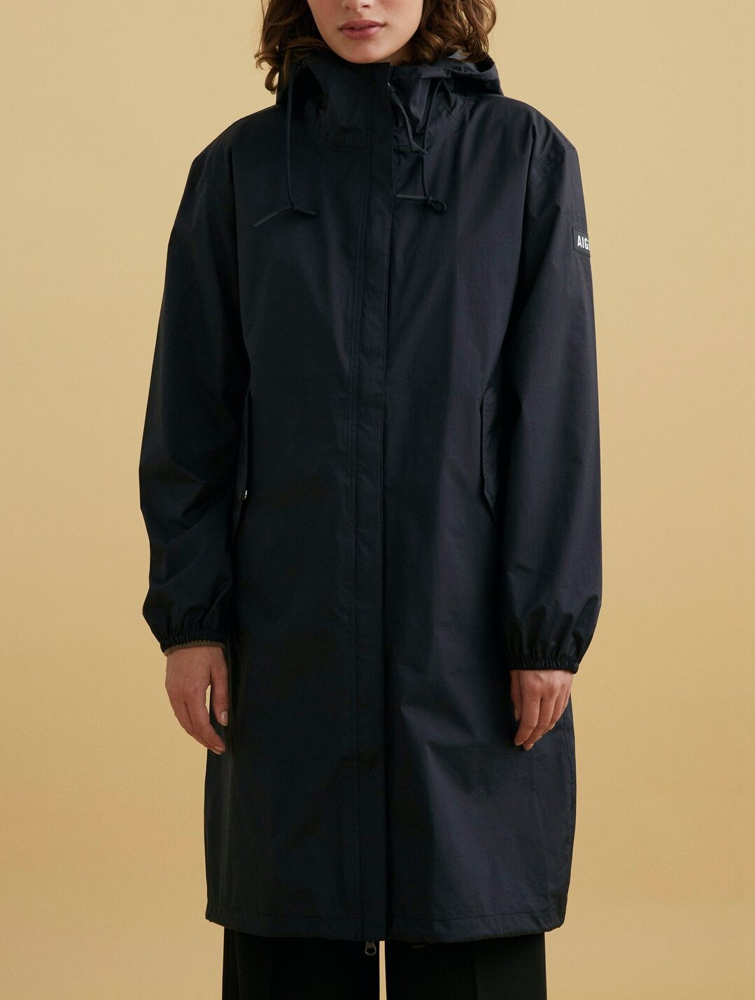 Parka longue MTD® à capuche compactable Aigle