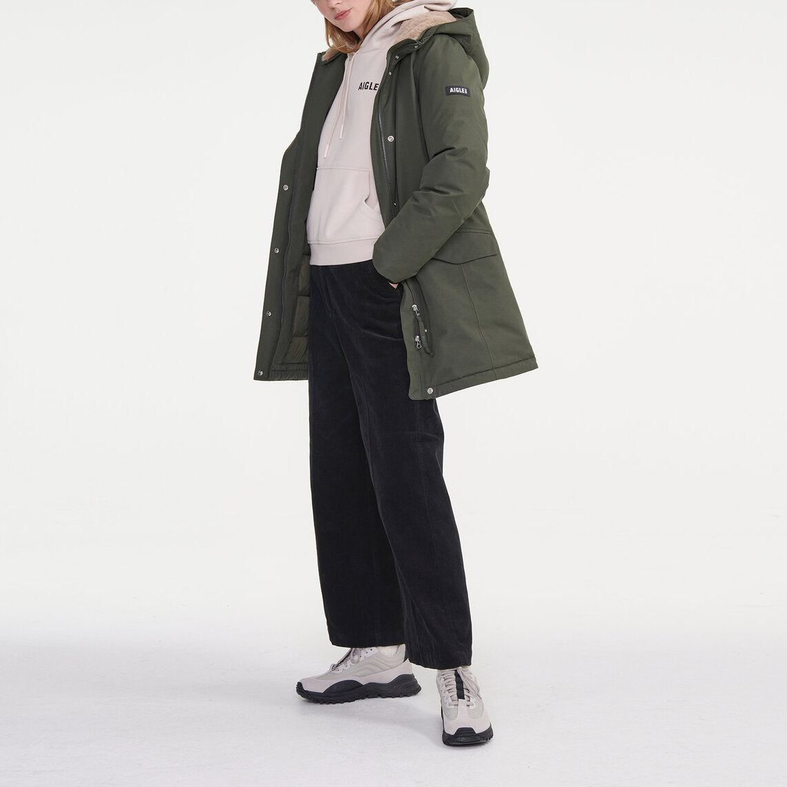 Parka très chaude mi-longue et ajustée GORE-TEX  Femme Aigle