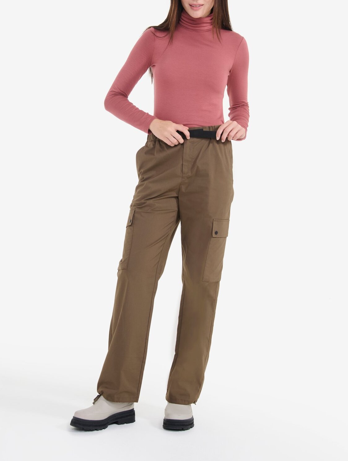 Tee-shirt col roulé en modal  Femme Aigle