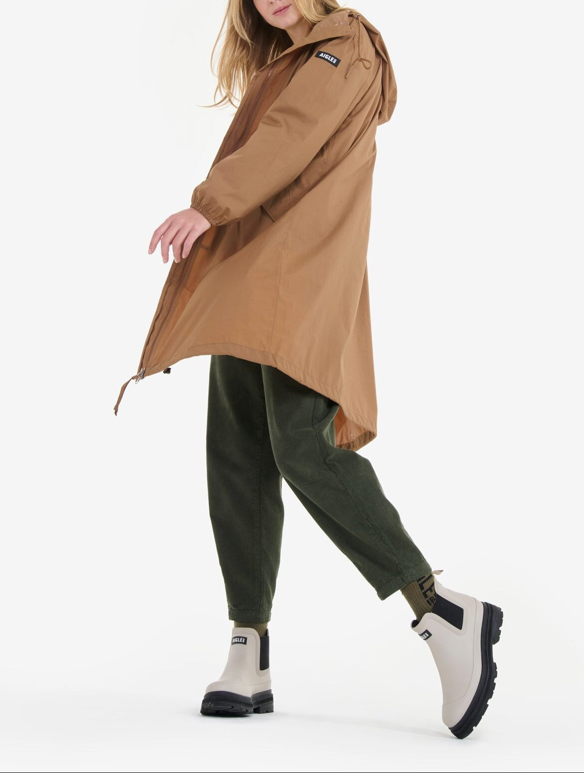 Parka longue MTD® à capuche Femme Aigle