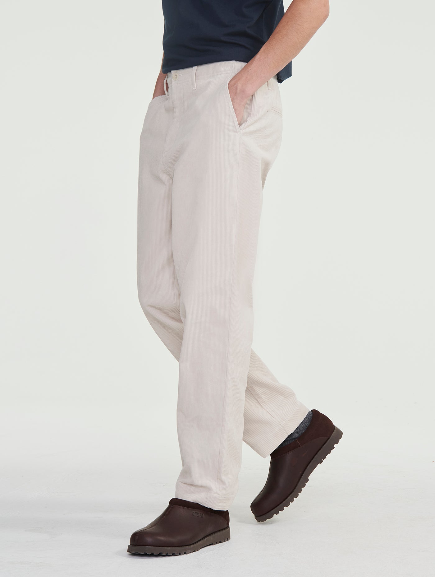 Pantalon chino velours coupe relax  Homme Aigle