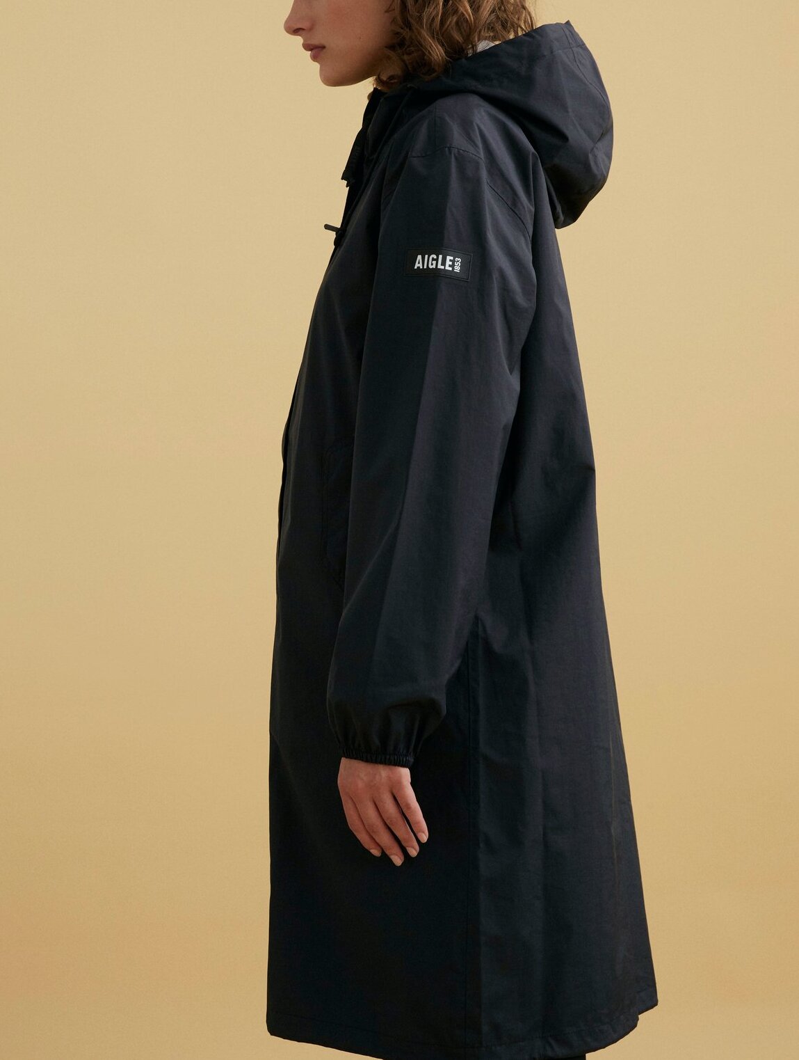 Parka longue MTD® à capuche compactable Aigle