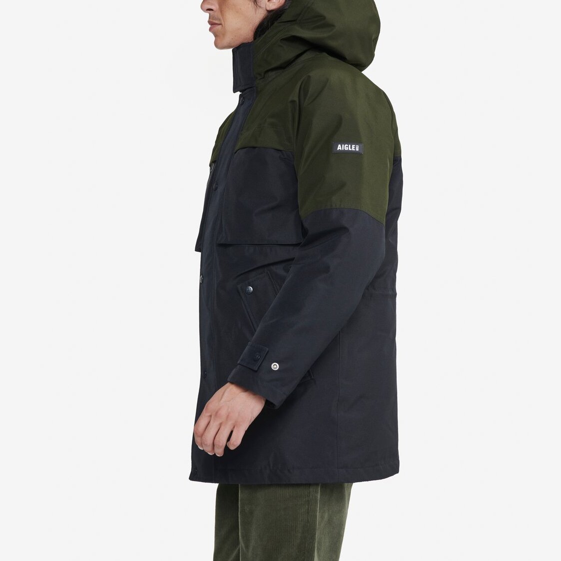 Parka longue GORE-TEX ouate Dupont Sorona® avec capuche Homme Aigle