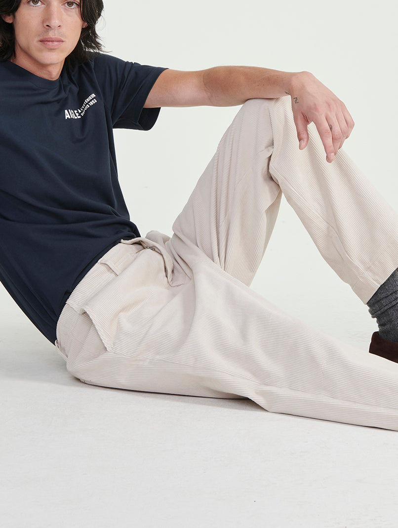 Pantalon chino velours coupe relax  Homme Aigle