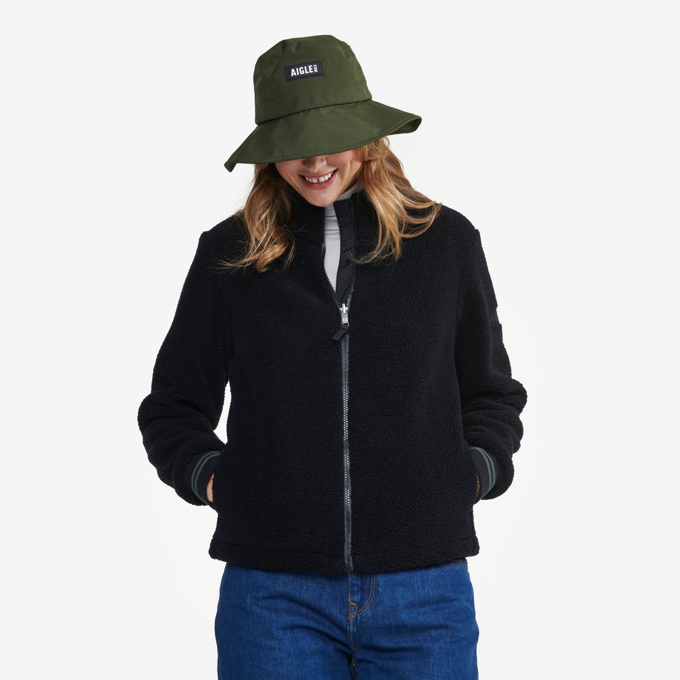 Veste en sherpa T-KIT  Femme Aigle