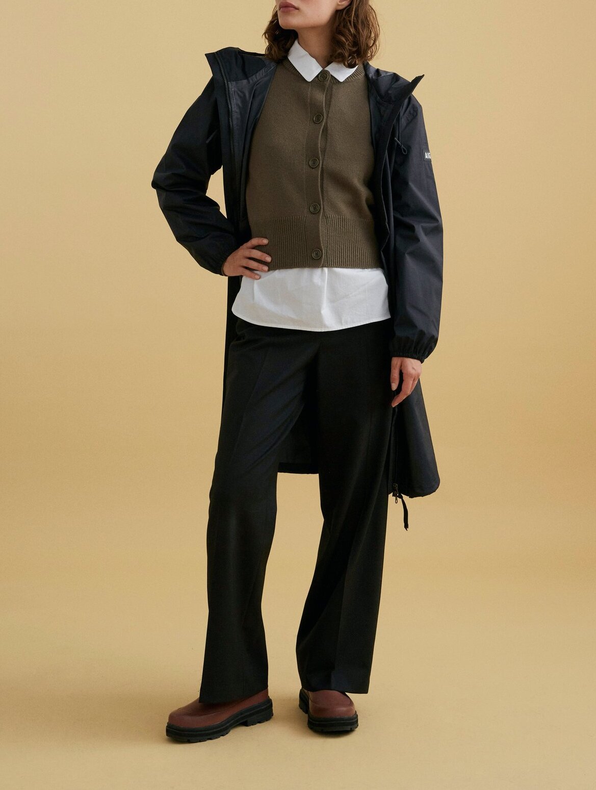 Parka longue MTD® à capuche compactable Aigle