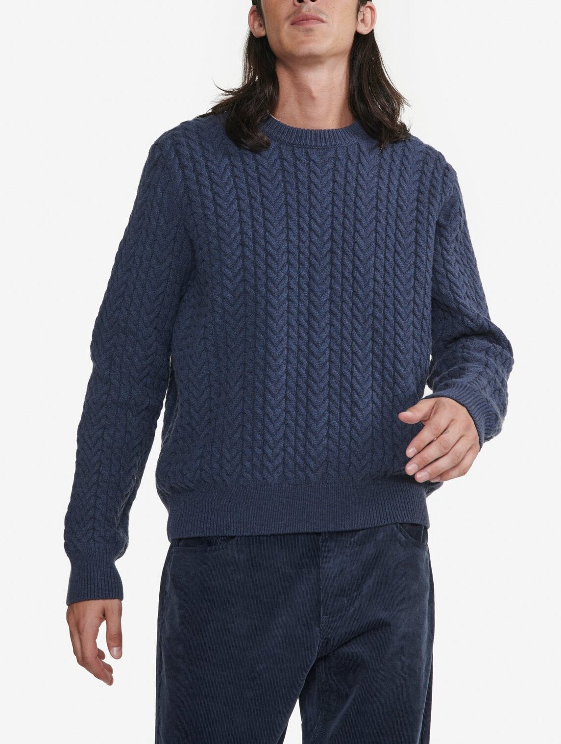 Pull torsadé col rond Aigle