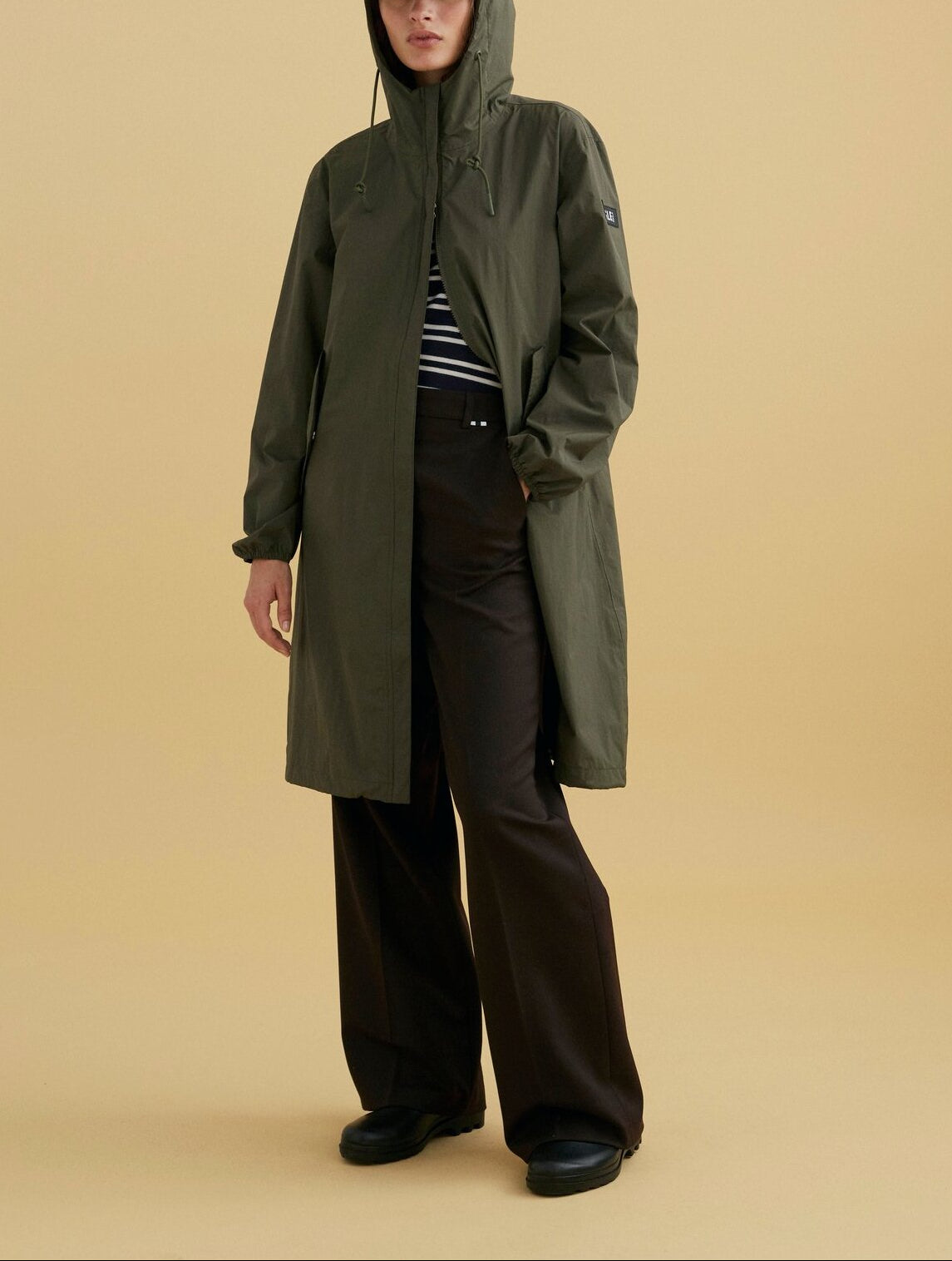 Parka longue MTD® à capuche compactable Aigle