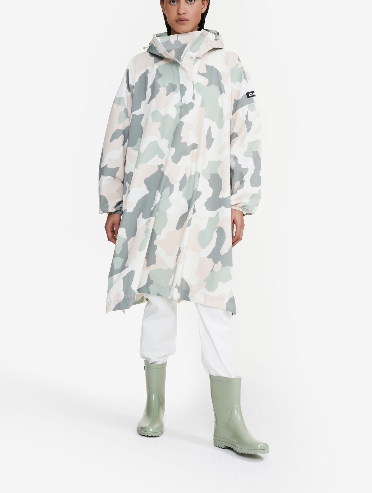 Poncho imprimé compactable Aigle