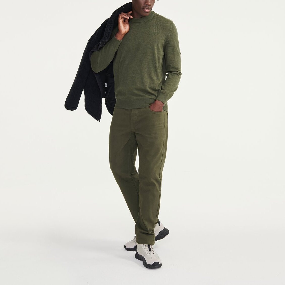 Pull col rond fine jauge Aigle