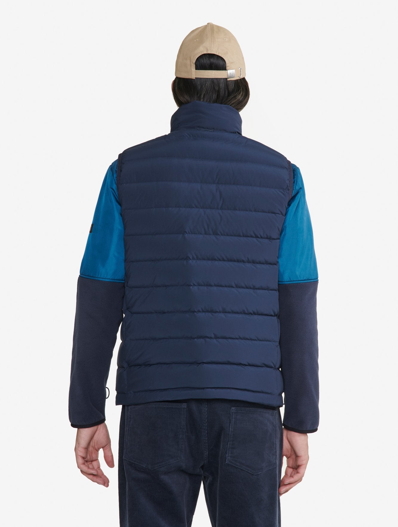 Doudoune courte T-KIT sans manche déperlante avec matelassage en duvets et plumes Homme Aigle