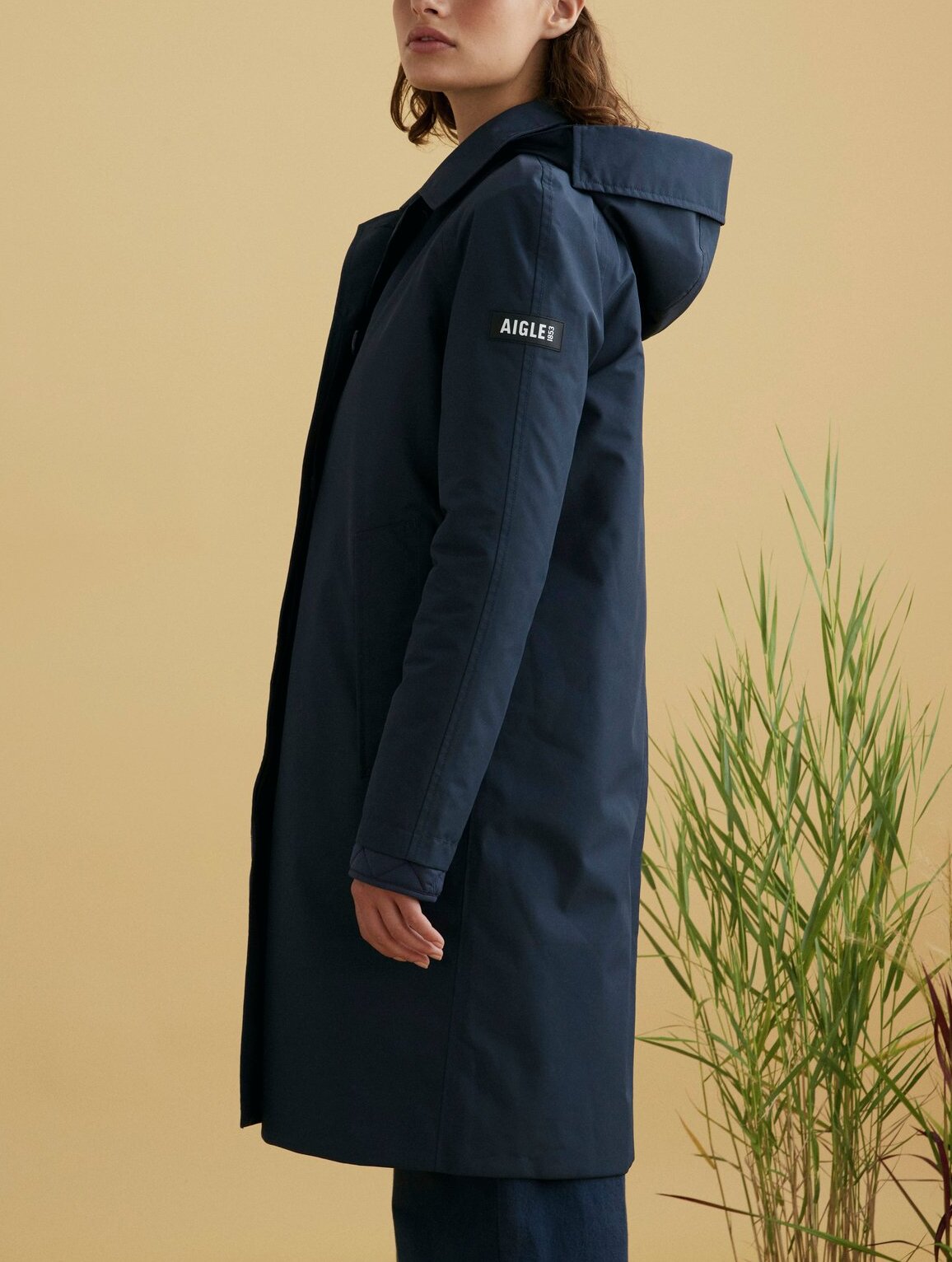 Imperméable long Gore-Tex® à capuche Aigle