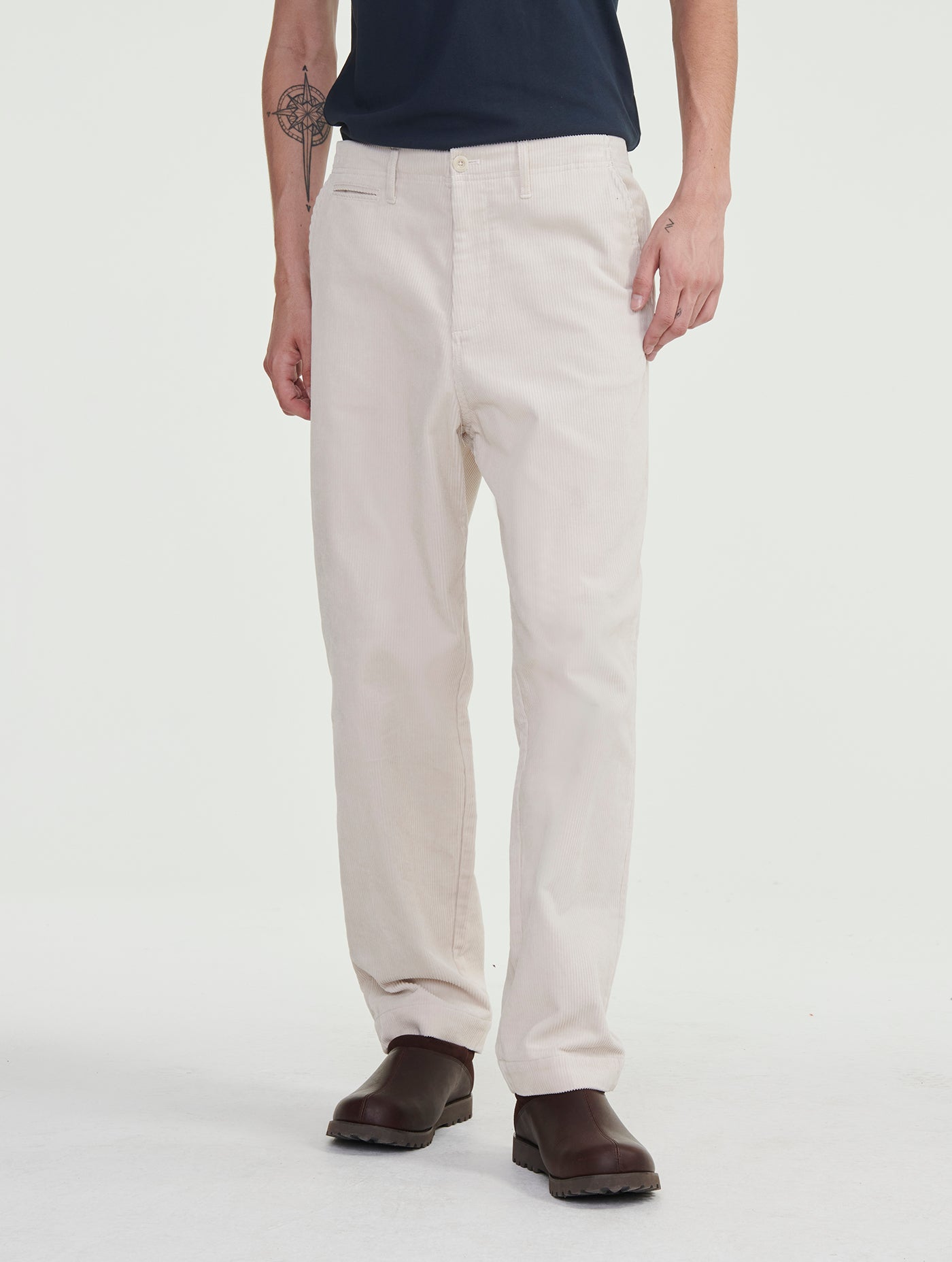 Pantalon chino velours coupe relax  Homme Aigle