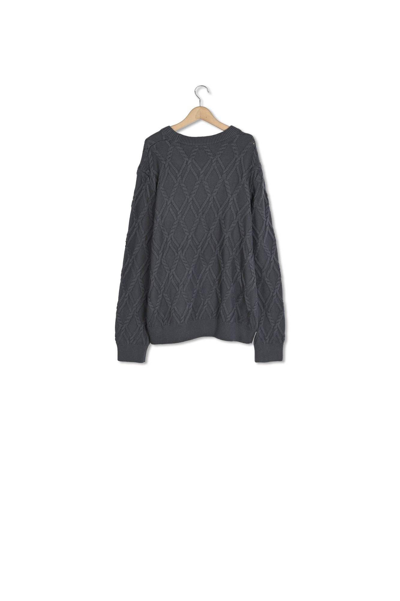 Pull col rond torsadé Aigle